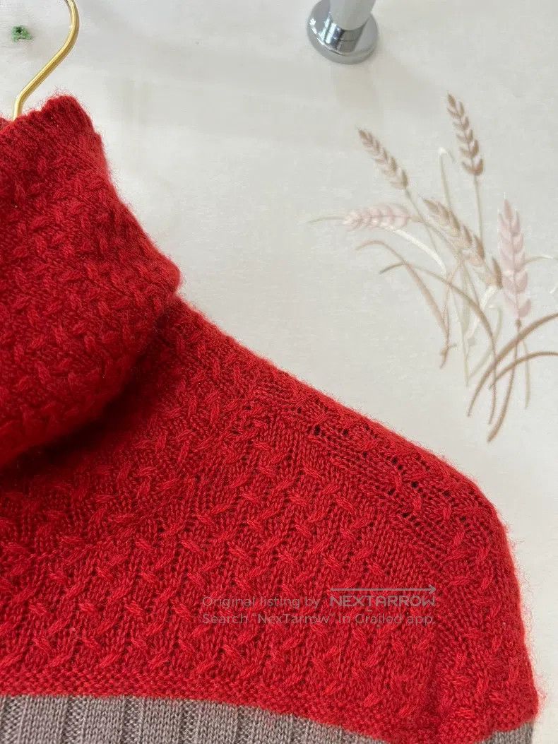 Loro Piana LORO PIANA Color block cashmere knitted sweater Size S / US 4 / IT 40 - 4 Thumbnail