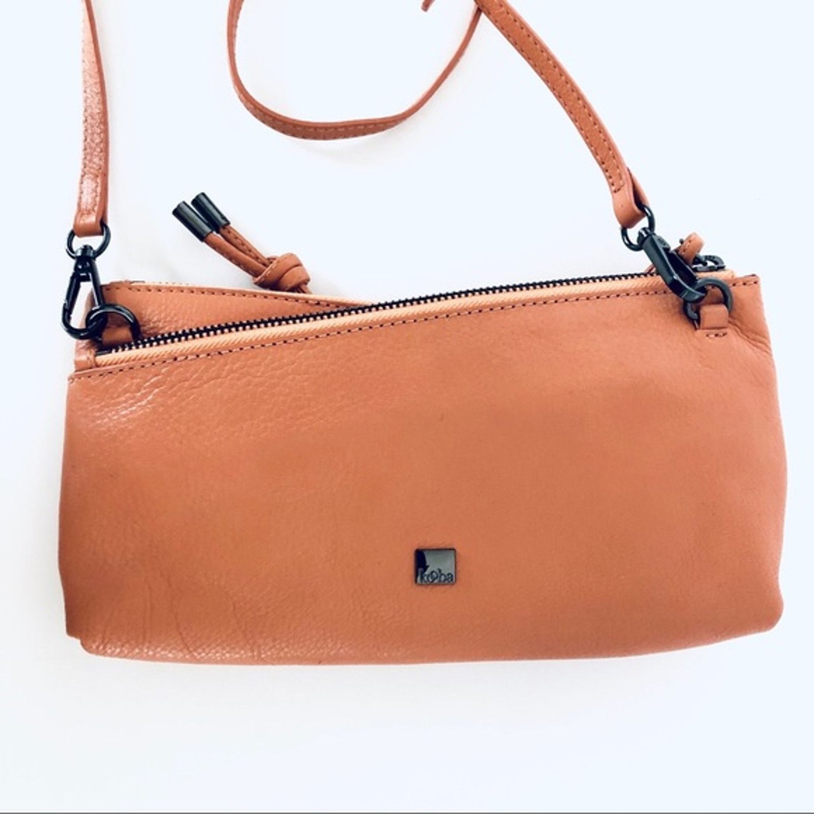 Other Kooba Selma Crossbody Melon Leather Double Zip Bag Size ONE SIZE - 2 Thumbnail