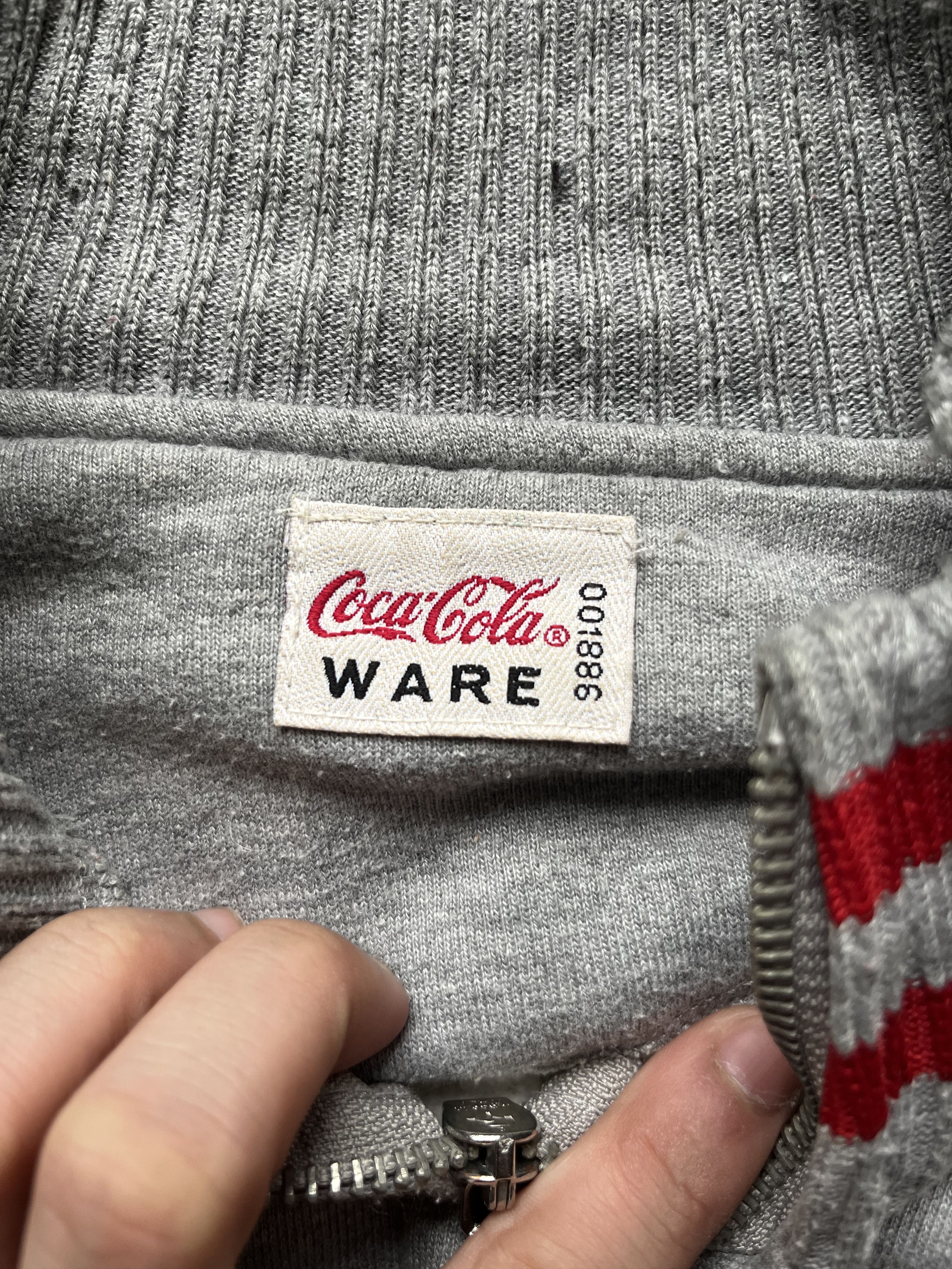 Coca Cola Rare vintage coca cola zip through sweater Size US XL / EU 56 / 4 - 2 Thumbnail