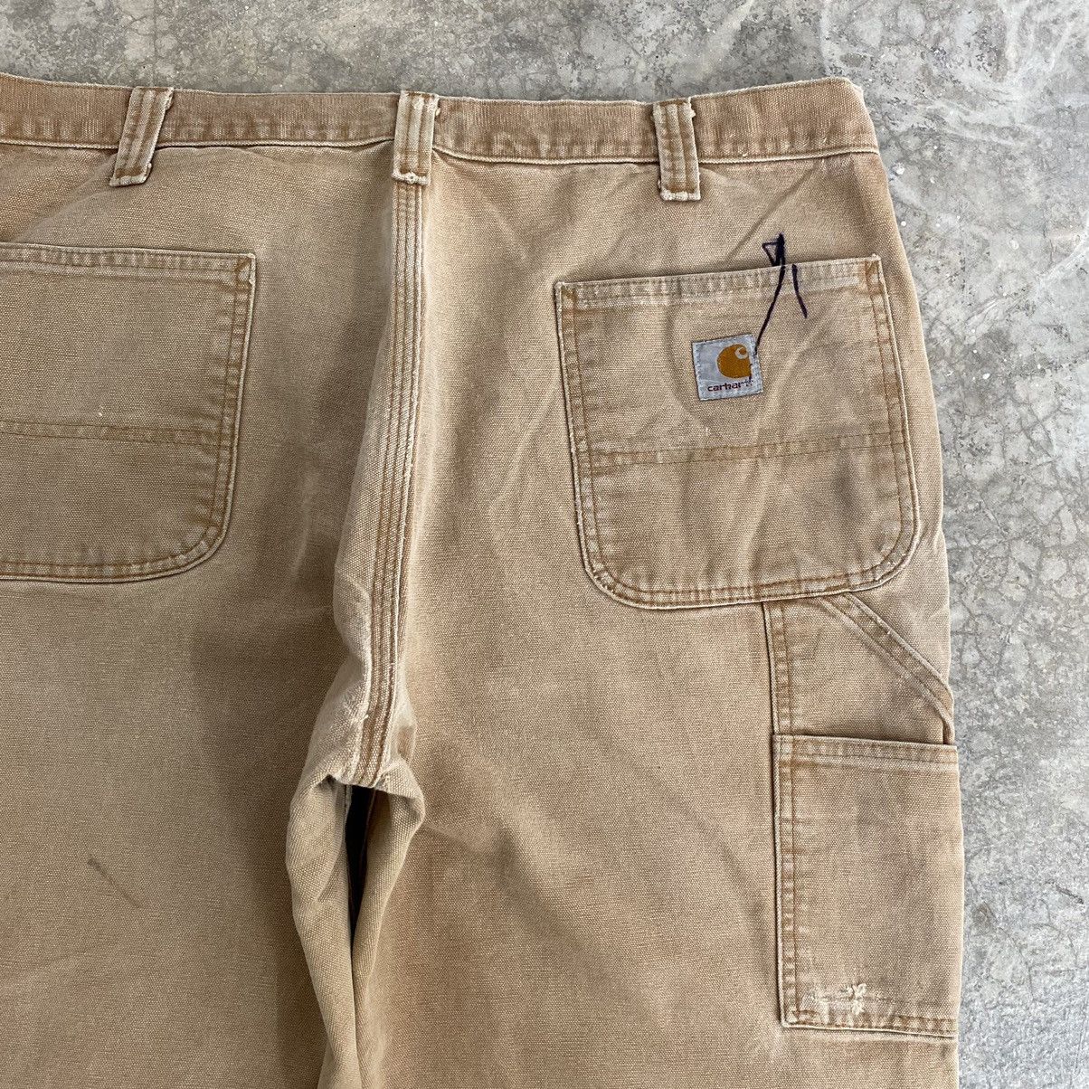 Carhartt VTG Carhartt Double Knee Faded Distressed Carpenter Pants Size US 37 - 24 Thumbnail