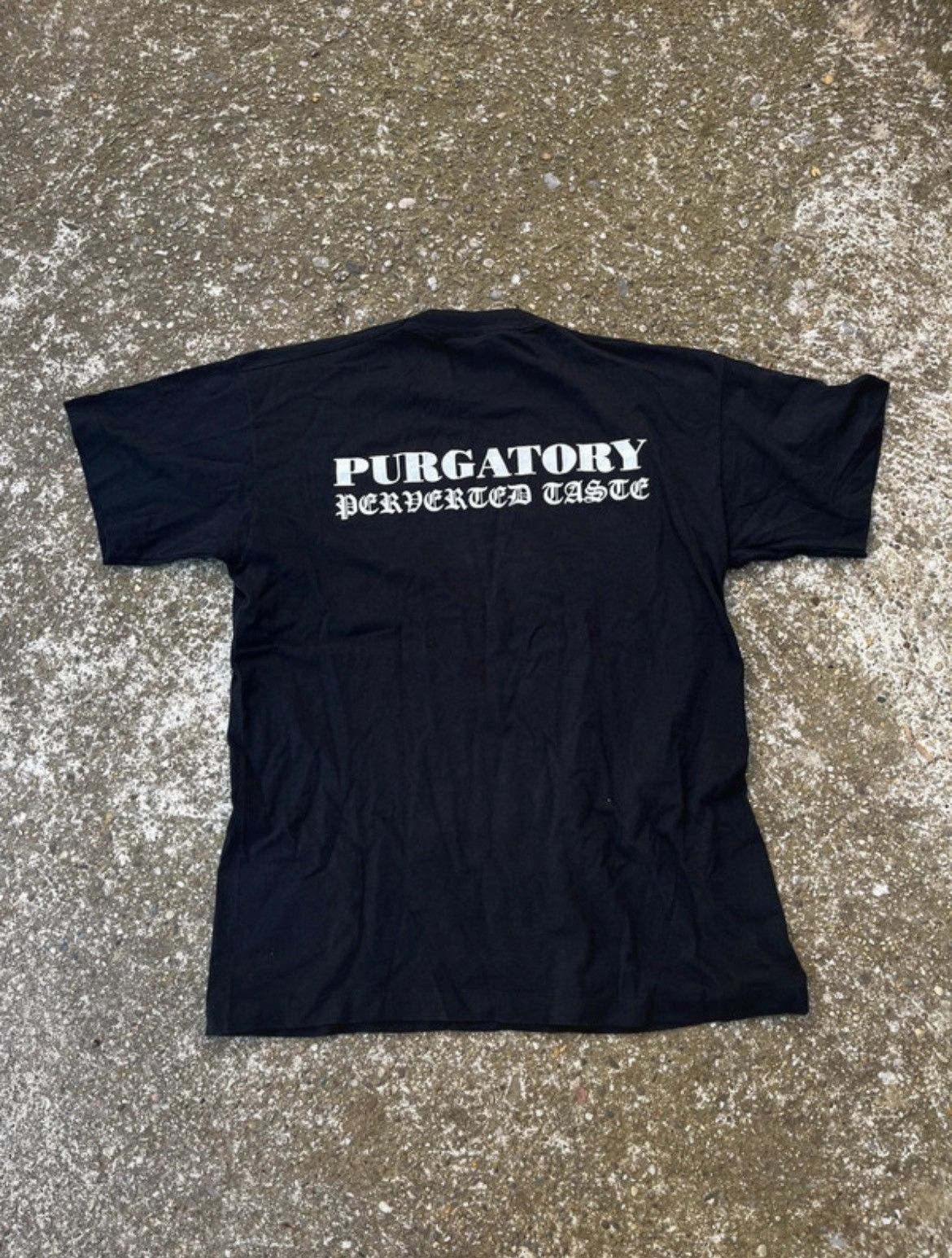 Band Tees × Vintage Vintage Purgatory 90s Death Metal Tee Screen Stars Tag Rare Size US L / EU 52-54 / 3 - 6 Thumbnail
