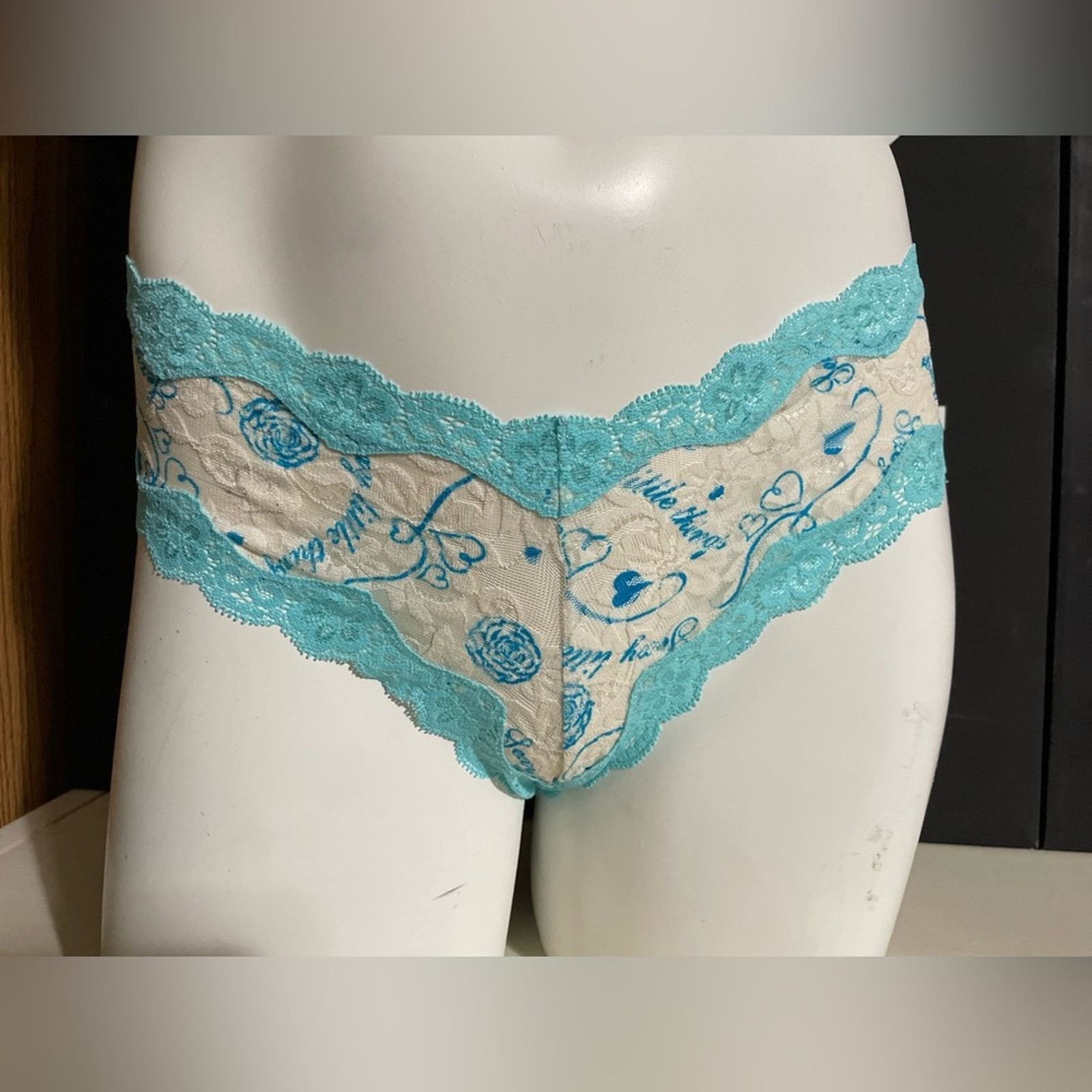 Victoria's Secret Sexy Little Things Panties VS Panty Something Blue Size ONE SIZE - 1 Thumbnail