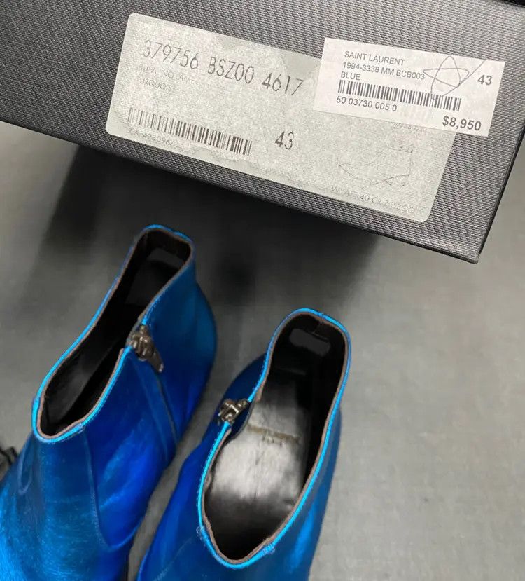 Saint Laurent Paris Saint Laurent Paris Metal Boots Size US 10 / EU 43 - 6 Thumbnail