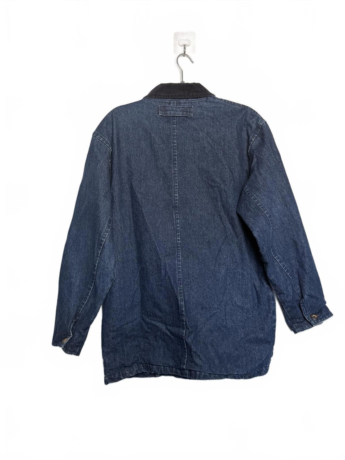 St. Johns Bay Denim Hunter Coat with Corduroy Collar and Plaid Lining Size S / US 4 / IT 40 - 3 Thumbnail
