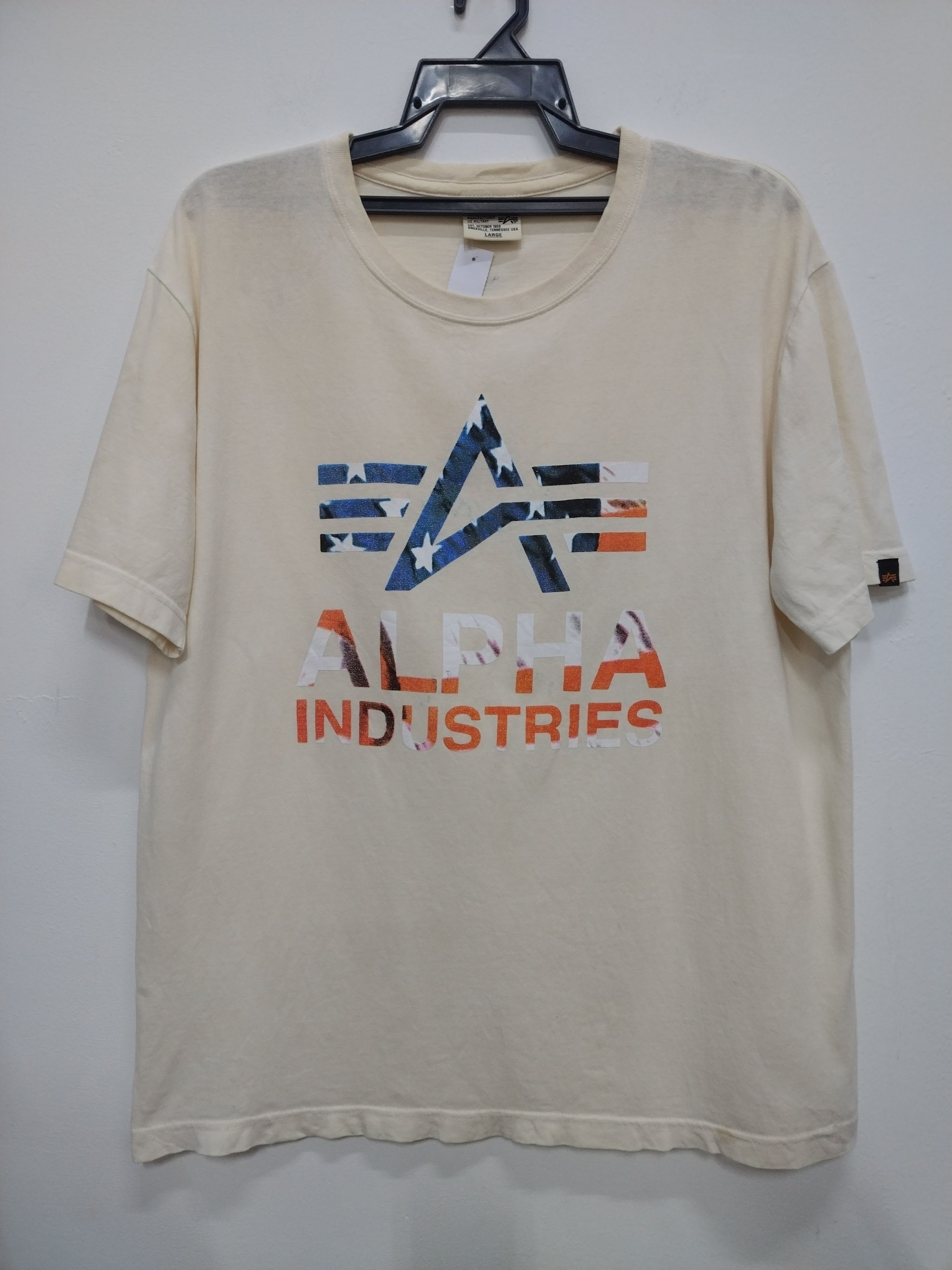 Alpha Industries × Japanese Brand Awesome design 🔥ALPHA INDUSTRIES🔥US Military Tshirt Size US L / EU 52-54 / 3 - 1 Thumbnail