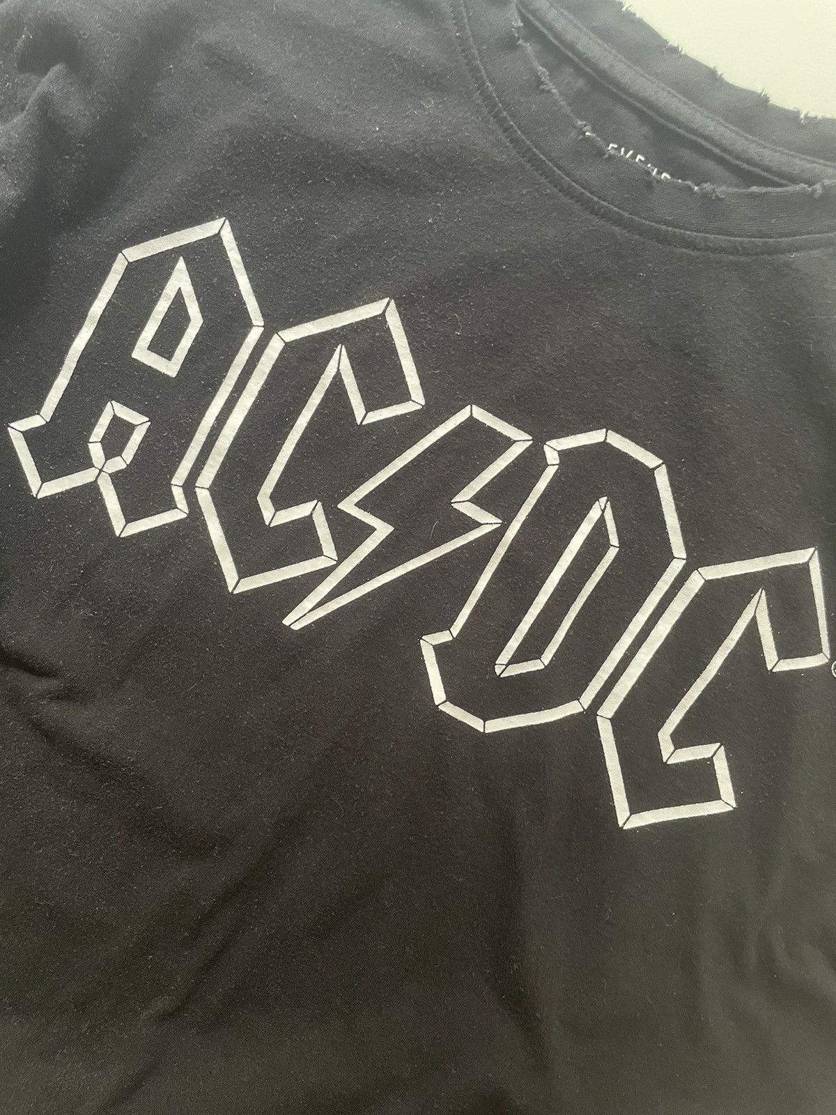 Band Tees × Vintage 💥💥 ACDC Vintage Back in Black Long Sleeve T-Shirt Size US M / EU 48-50 / 2 - 3 Thumbnail