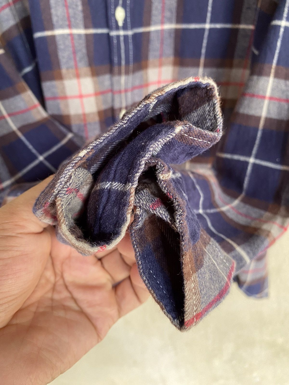 Global Work Japanese Brand Global Work Plaid Tartan Flannel Shirt Size US M / EU 48-50 / 2 - 6 Thumbnail