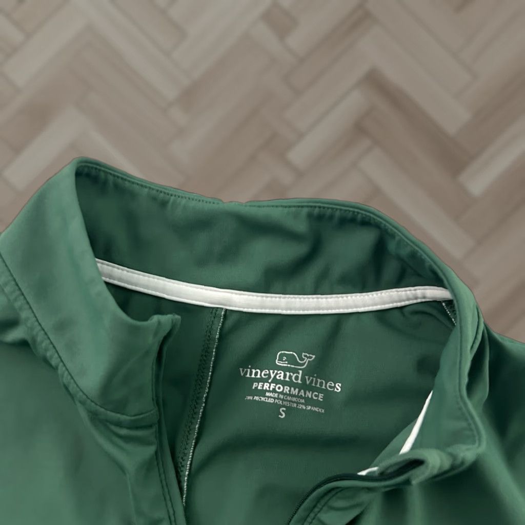 Vineyard Vines Vineyard Vines Performance 1/4 Zip Pullover Jacket Women's S Green Athletic Size S / US 4 / IT 40 - 1 Thumbnail