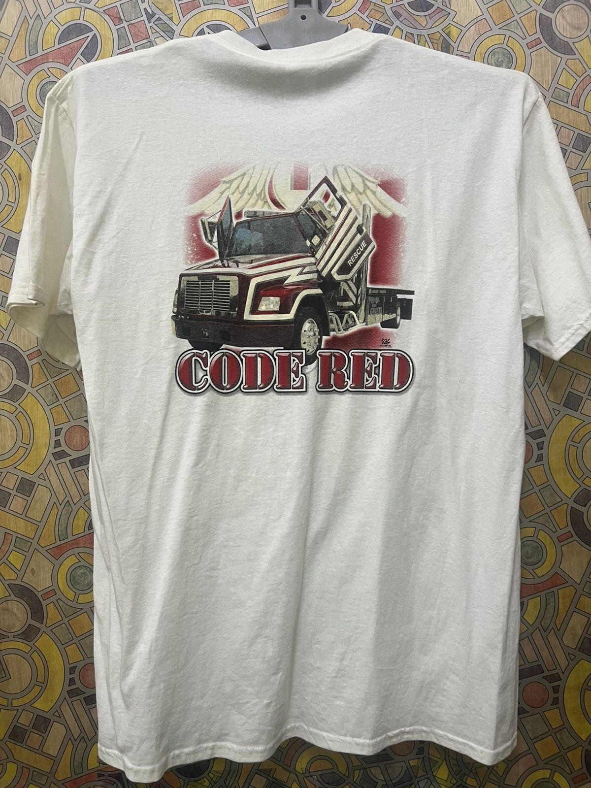Gildan Truck Rescue CODE RED tag Size US M / EU 48-50 / 2 - 1 Thumbnail