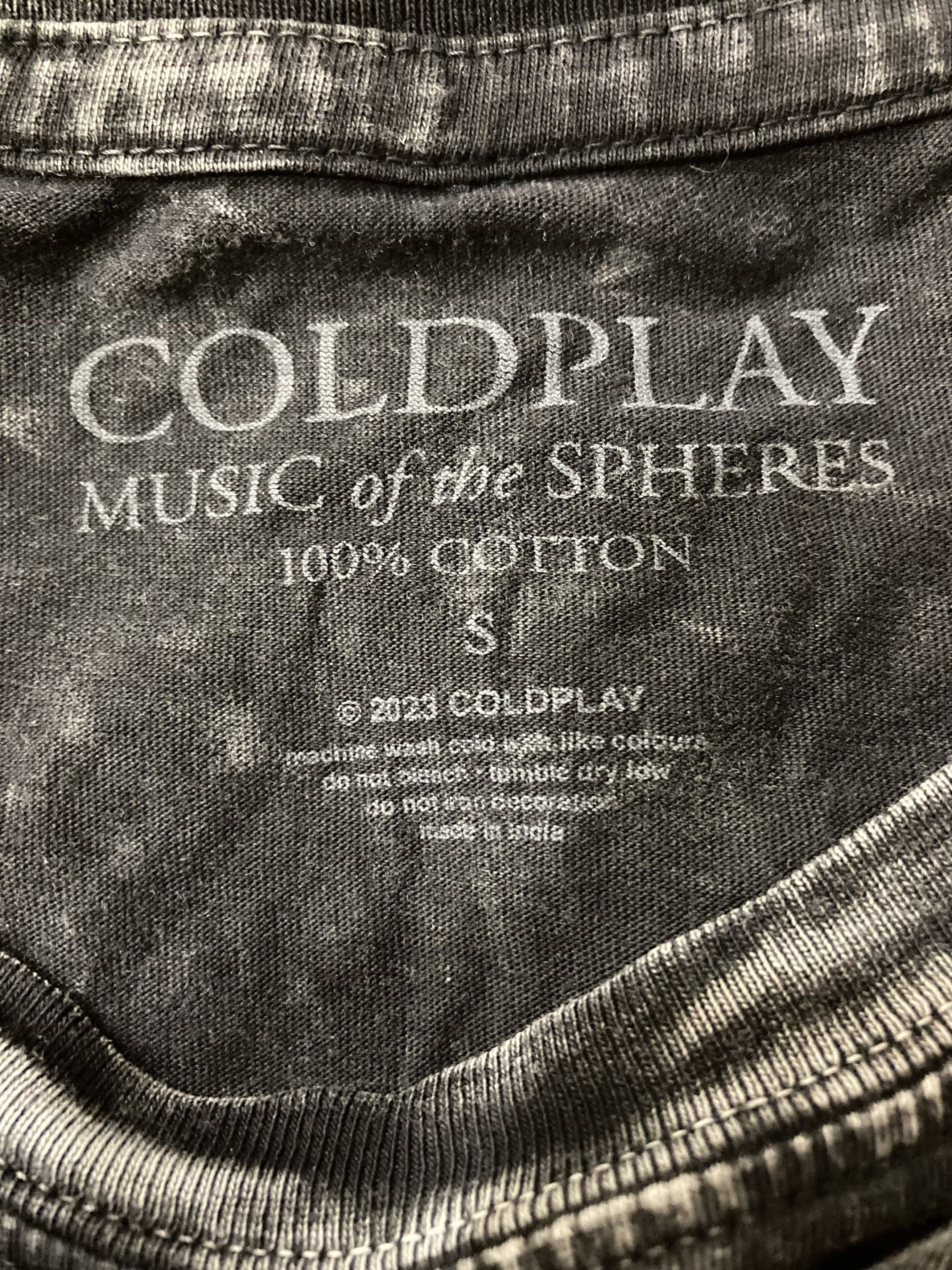 Band Tees Coldplay Music Of The Spheres Tour Alien Radio Size US S / EU 44-46 / 1 - 3 Thumbnail