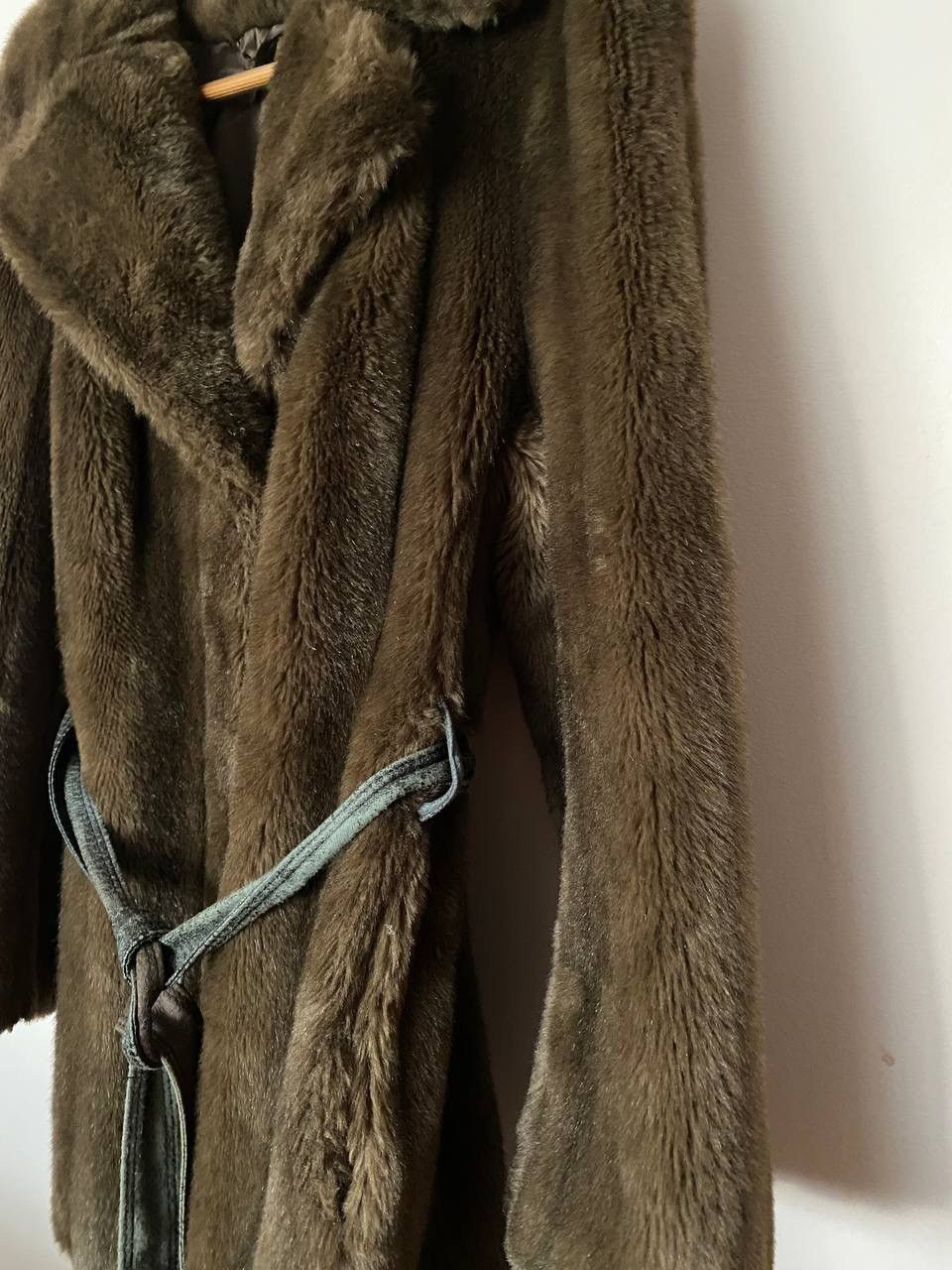 Designer × Vintage Jean Louis Paris Faux Fur Coat Vintage Brown Made In France Size L / US 10 / IT 46 - 4 Thumbnail