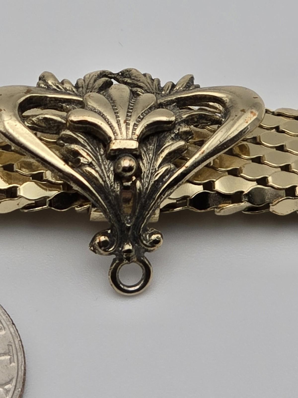 Other Whiting & Davis Gold Mesh Victorian Revival Choker Necklace Size ONE SIZE - 8 Thumbnail