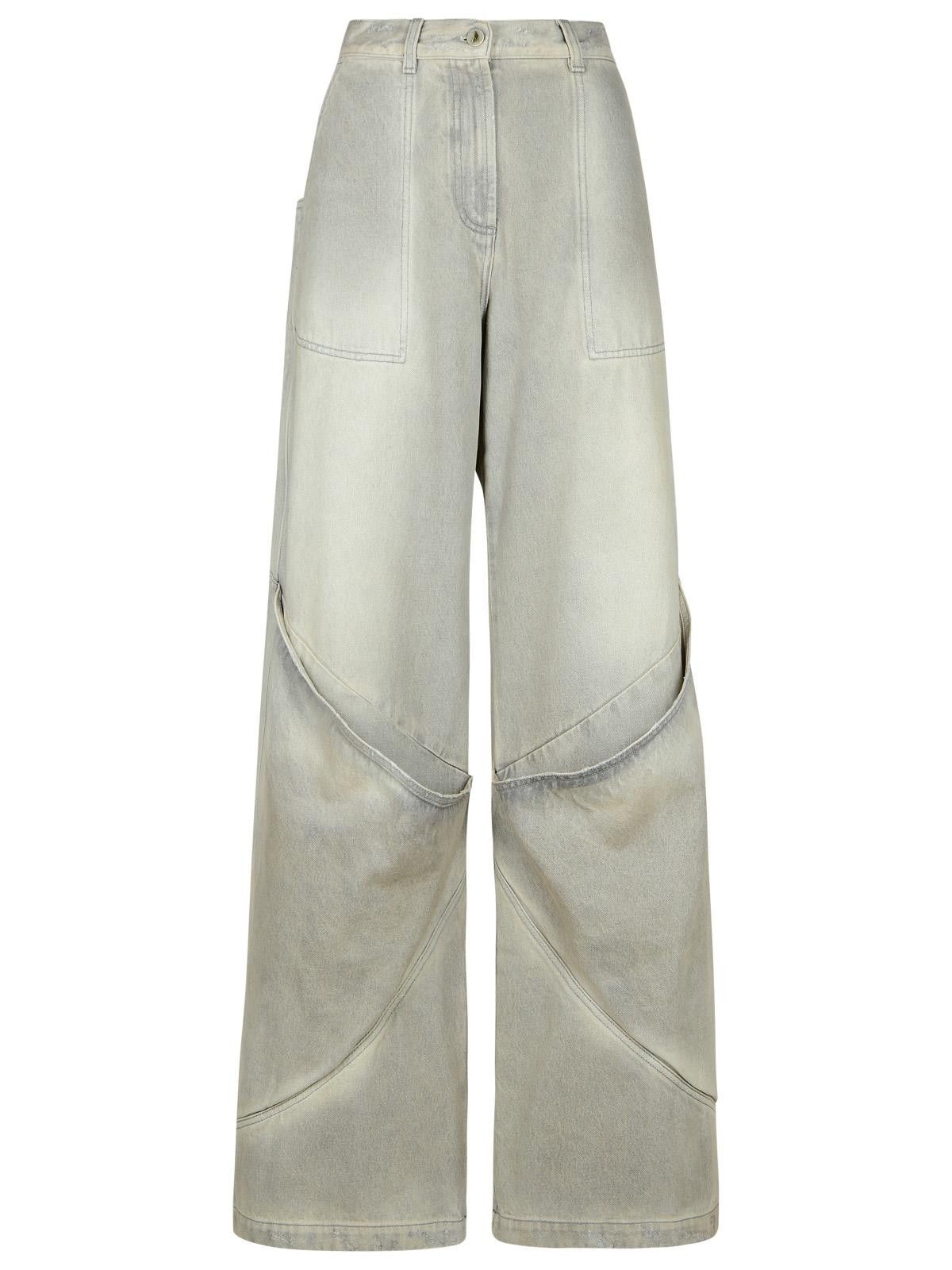 The Attico THE ATTICO Gray Cotton Jeans Size 26" / US 2 / IT 38 - 1 Thumbnail