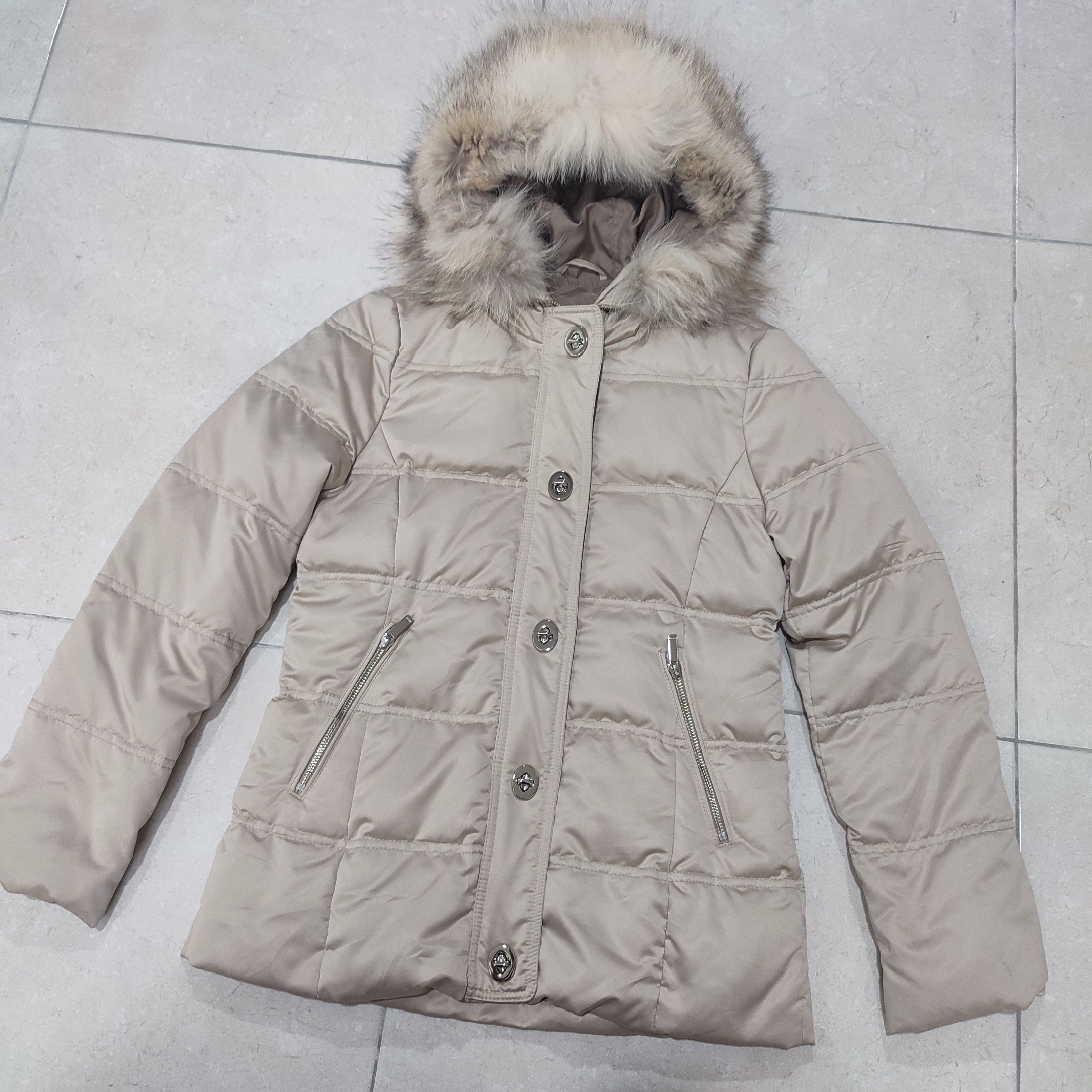 Coach × The Mountain 🔥STEALS🔥Rare Coach New York Faux Fur Down Jacket Size XS / US 0-2 / IT 36-38 - 2 Thumbnail