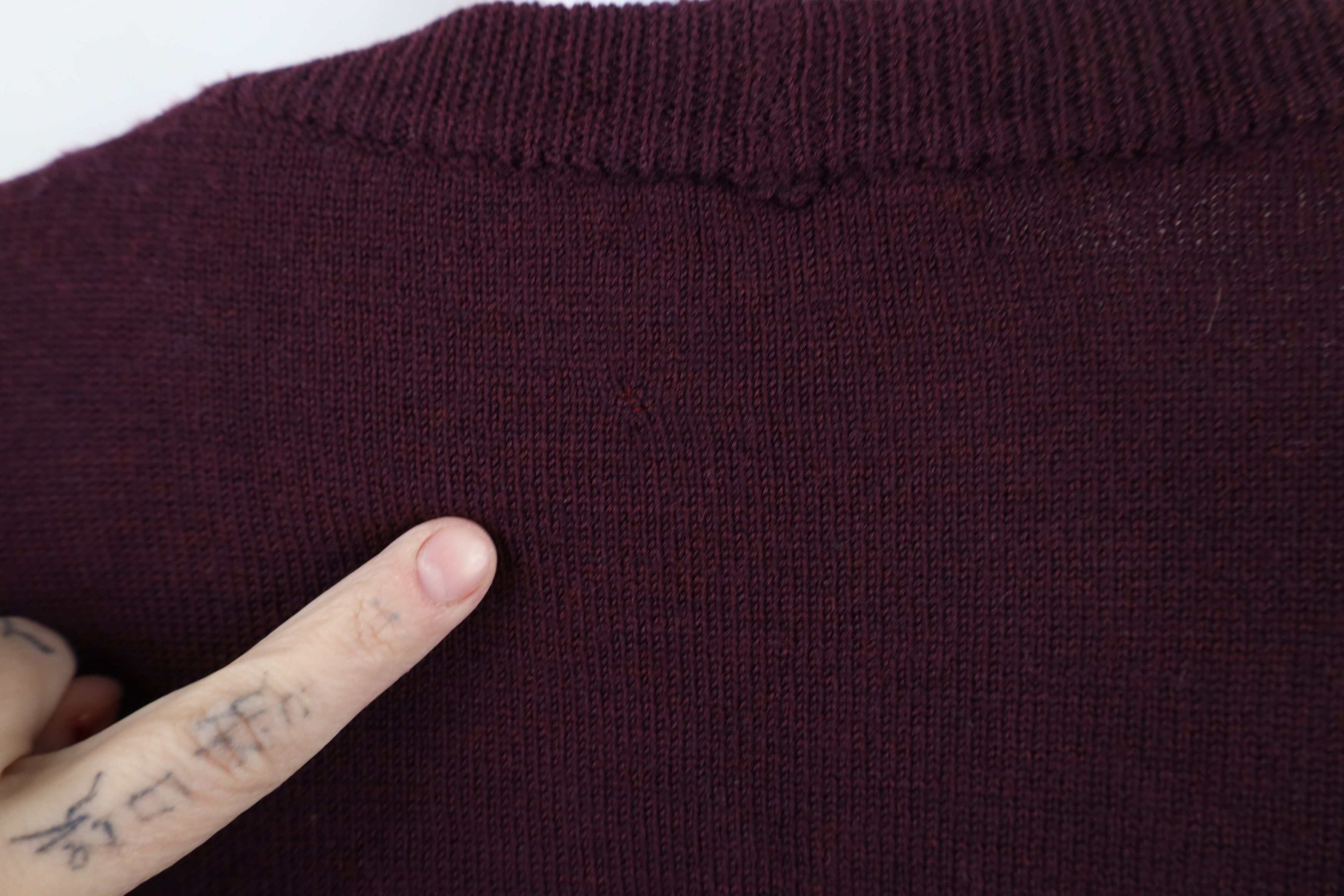 Vintage Vintage 90s Streetwear Wool Argyle Knit Cardigan Sweater Size US XL / EU 56 / 4 - 10 Thumbnail