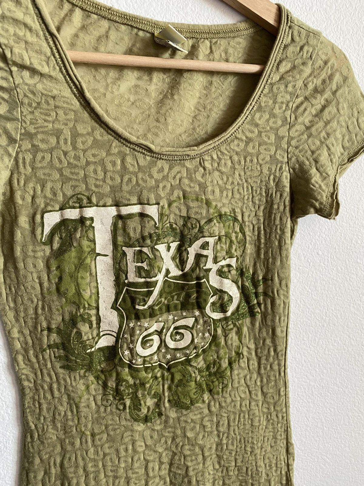Other Y2K Texas Route 66 Leopard Top Size S / US 4 / IT 40 - 3 Thumbnail