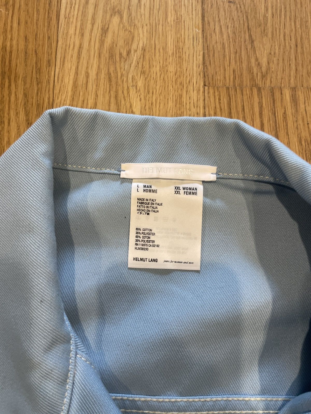 Helmut Lang Helmut Lang Denim Trucker Jacket Size US L / EU 52-54 / 3 - 3 Thumbnail