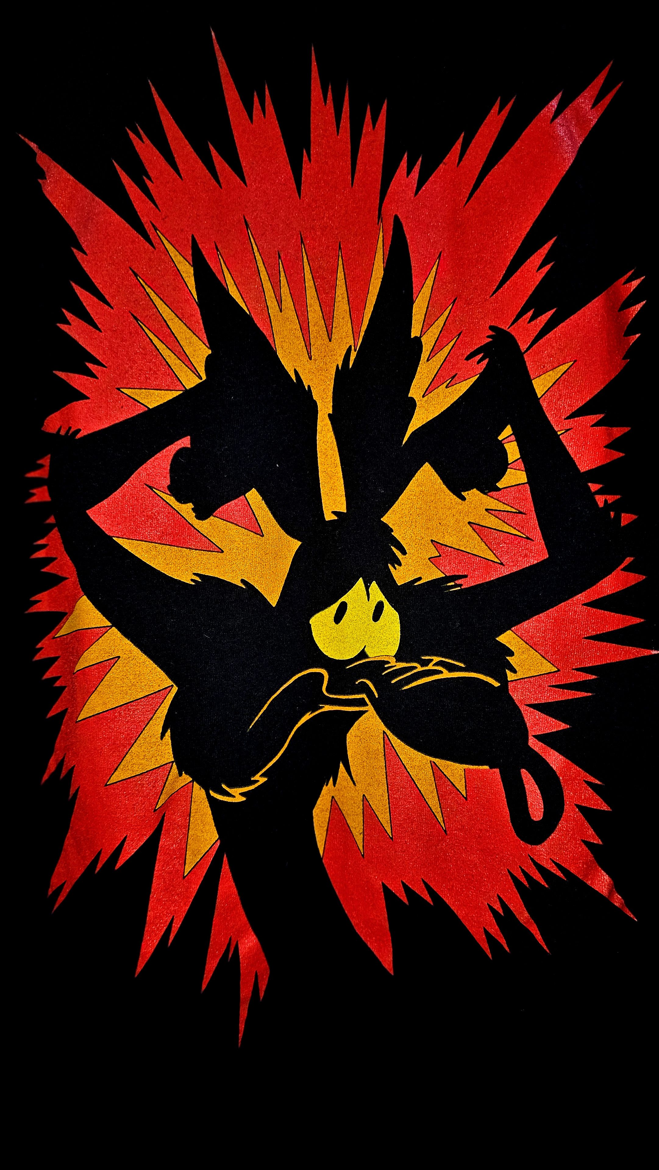 Vintage 90s Vintage Looney Tunes Coyote Self Destruct T-shirt Size US M / EU 48-50 / 2 - 5 Thumbnail