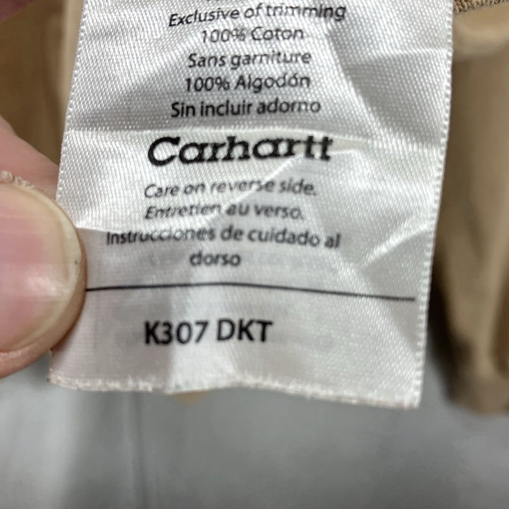 Carhartt Carhartt Shirt Mens XL Long Sleeve T-Shirt All Cotton Brown Logo 2010s Outdoor Classic Lightweight Pockets Regular Mens Size US XL / EU 56 / 4 - 7 Thumbnail