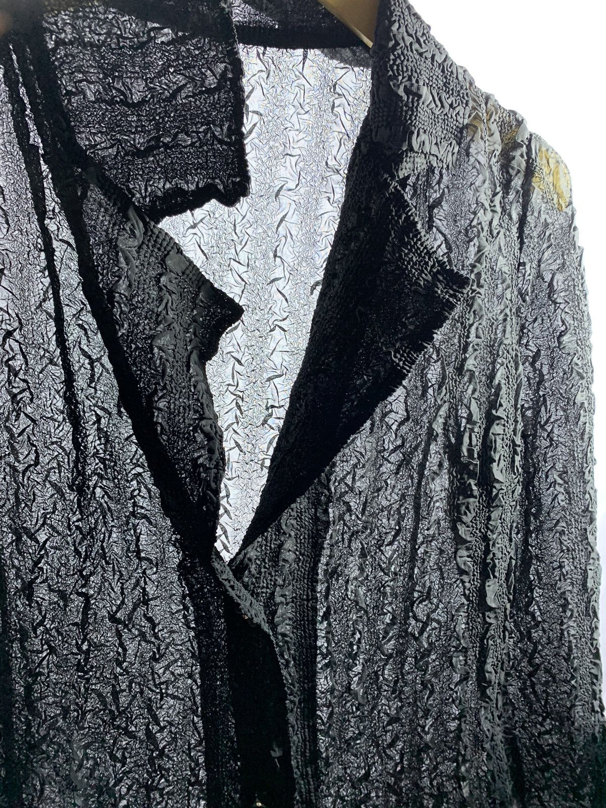 Issey Miyake Japanese Undefined Trasnparent Pleated shirt issey style Size M / US 6-8 / IT 42-44 - 6 Thumbnail