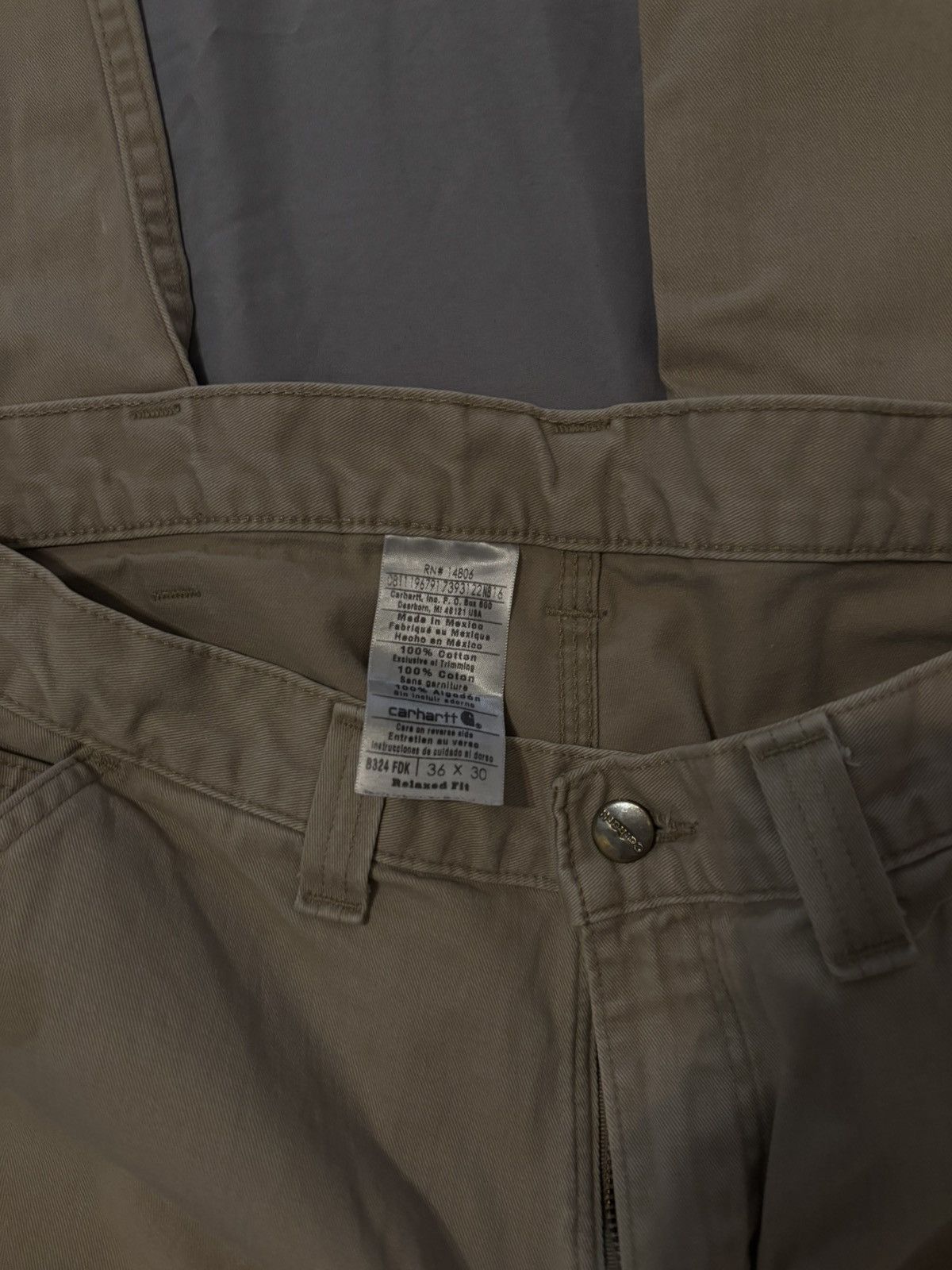 Carhartt Tan Carhartt carpenter pants Size US 34 / EU 50 - 3 Thumbnail