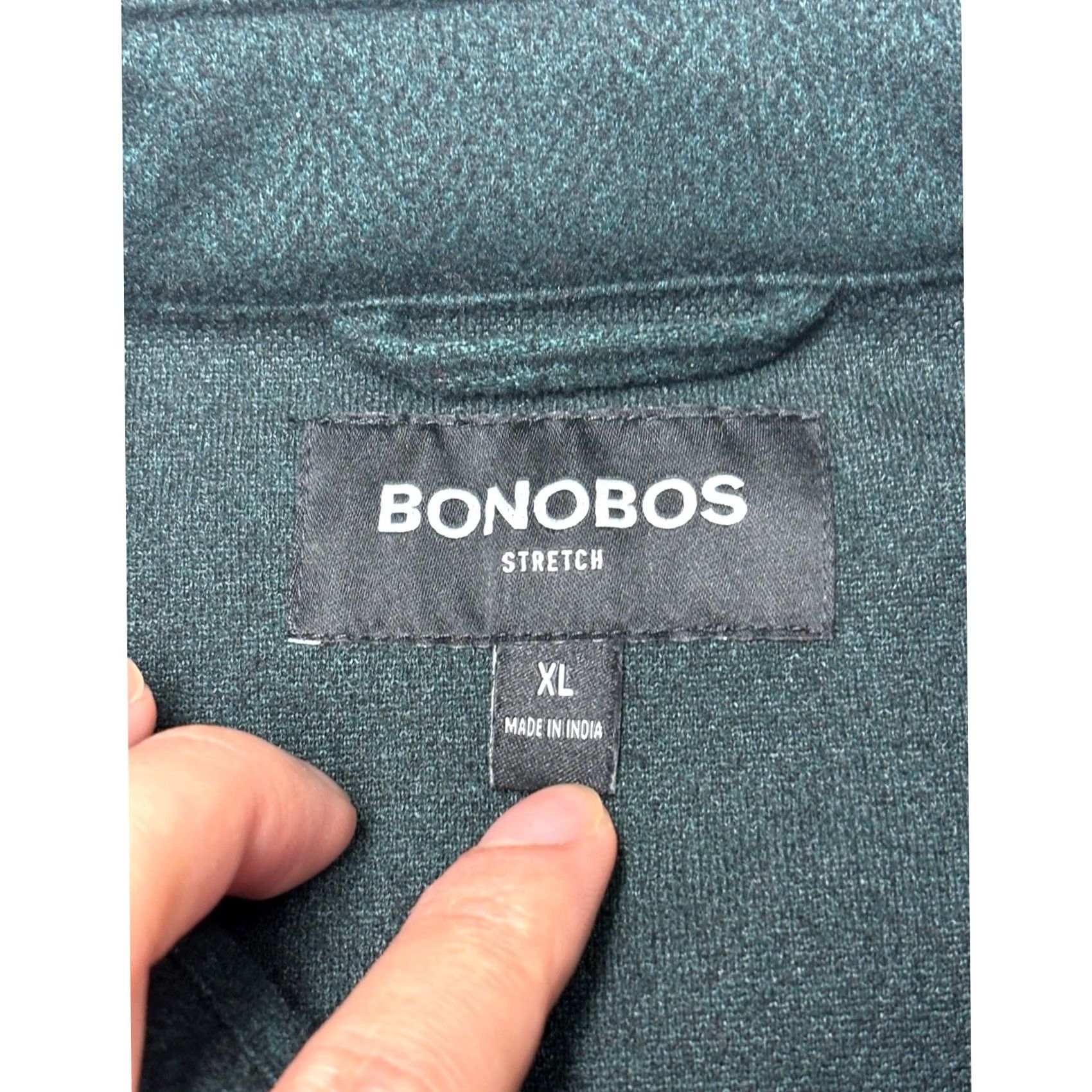 Bonobos Bonobos Stretch Supersoft Fleece Shacket Forest Green Mens XL BSH10809N Size US XL / EU 56 / 4 - 4 Thumbnail