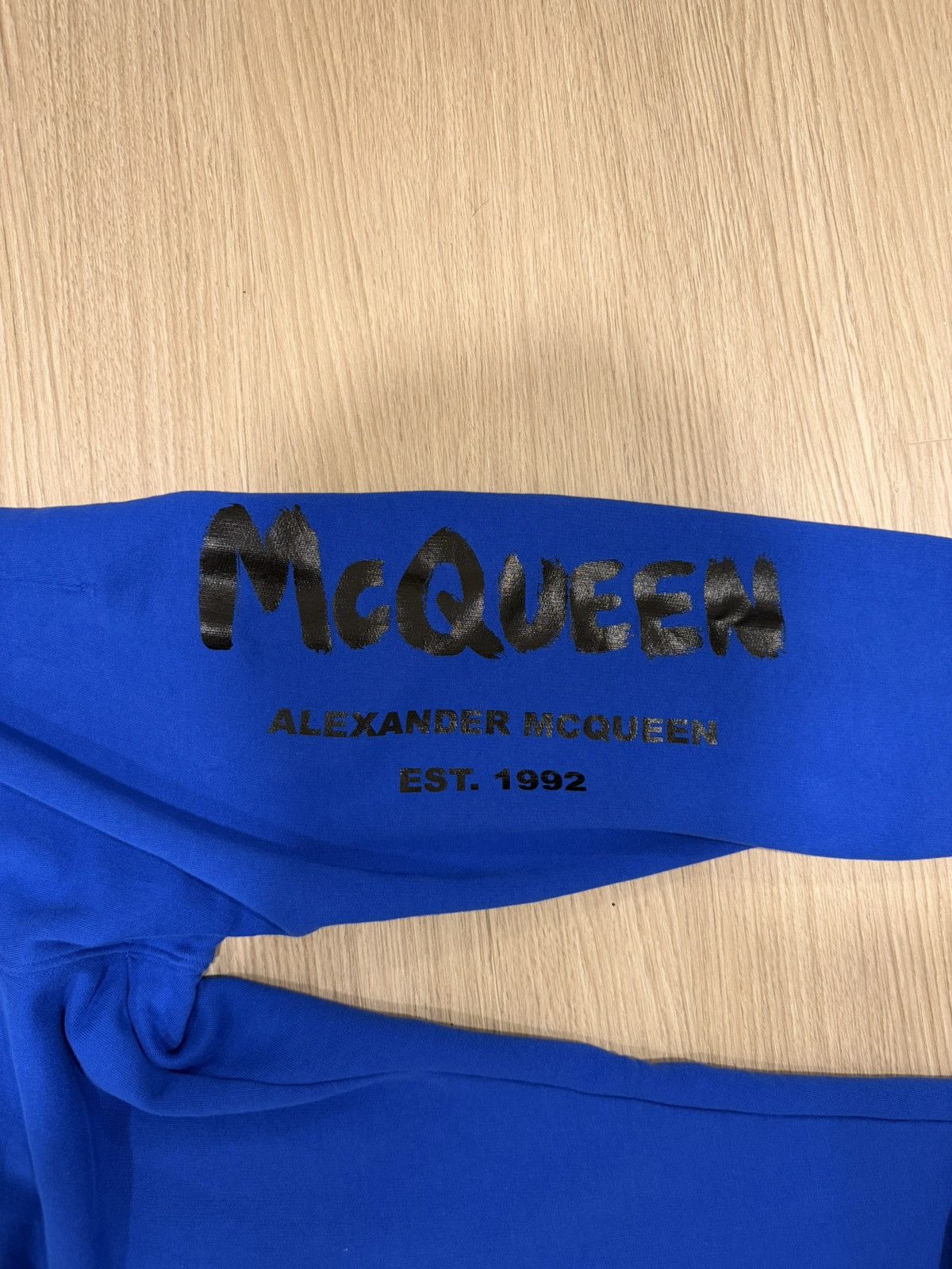 Alexander McQueen Alexander Mcqueen Jogger Sweatpants Blue/Black - Small Size US 30 / EU 46 - 2 Thumbnail