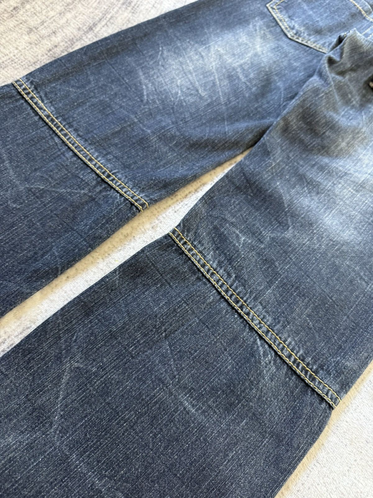 Japanese Brand Ba-Tsu Studio Japan Poems Chaotic Skull Jeans Size US 28 / EU 44 - 19 Thumbnail