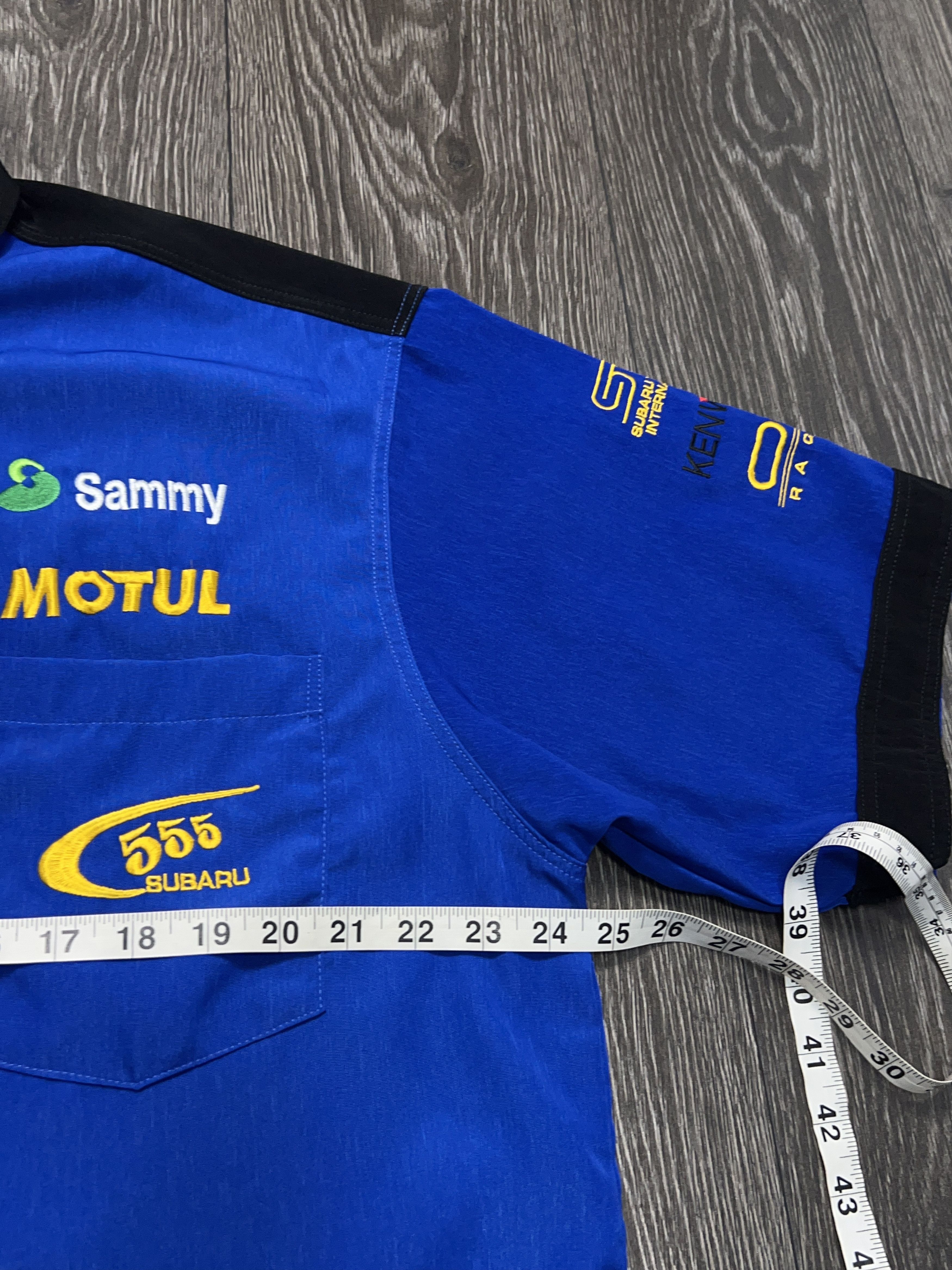 ICON Motorsports Subaru World Rally Team Worker Button Short Sleeve Racing Size US XL / EU 56 / 4 - 6 Thumbnail