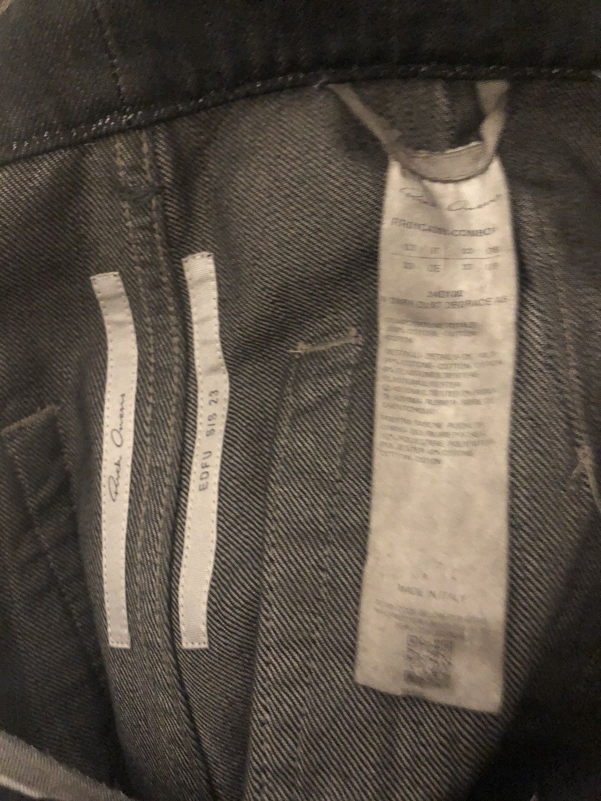 Rick Owens Rick owens Slivered Jean Runway Sample 1/1 Size US 33 - 17 Thumbnail