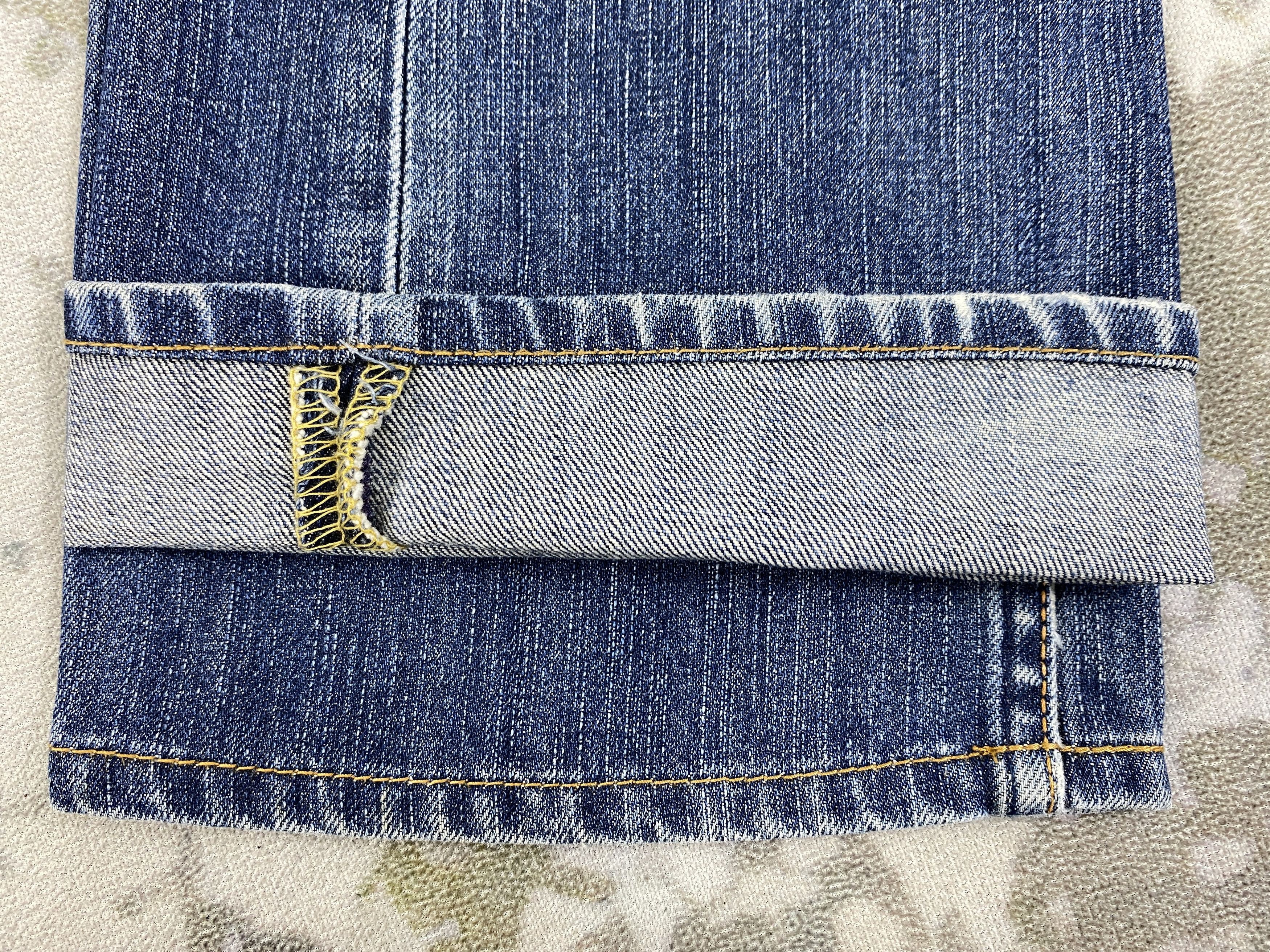 Japanese Brand Distressed Blue Vintage Levi's 707 29x28.5 Denim -JN1394 Size US 29 - 9 Thumbnail