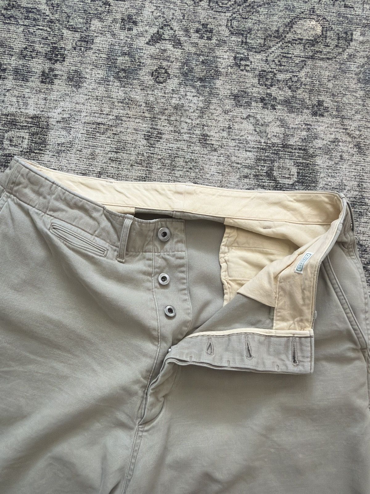 A.PRESSE A.Presse Vintage Chino Trousers Size US 31 - 9 Thumbnail
