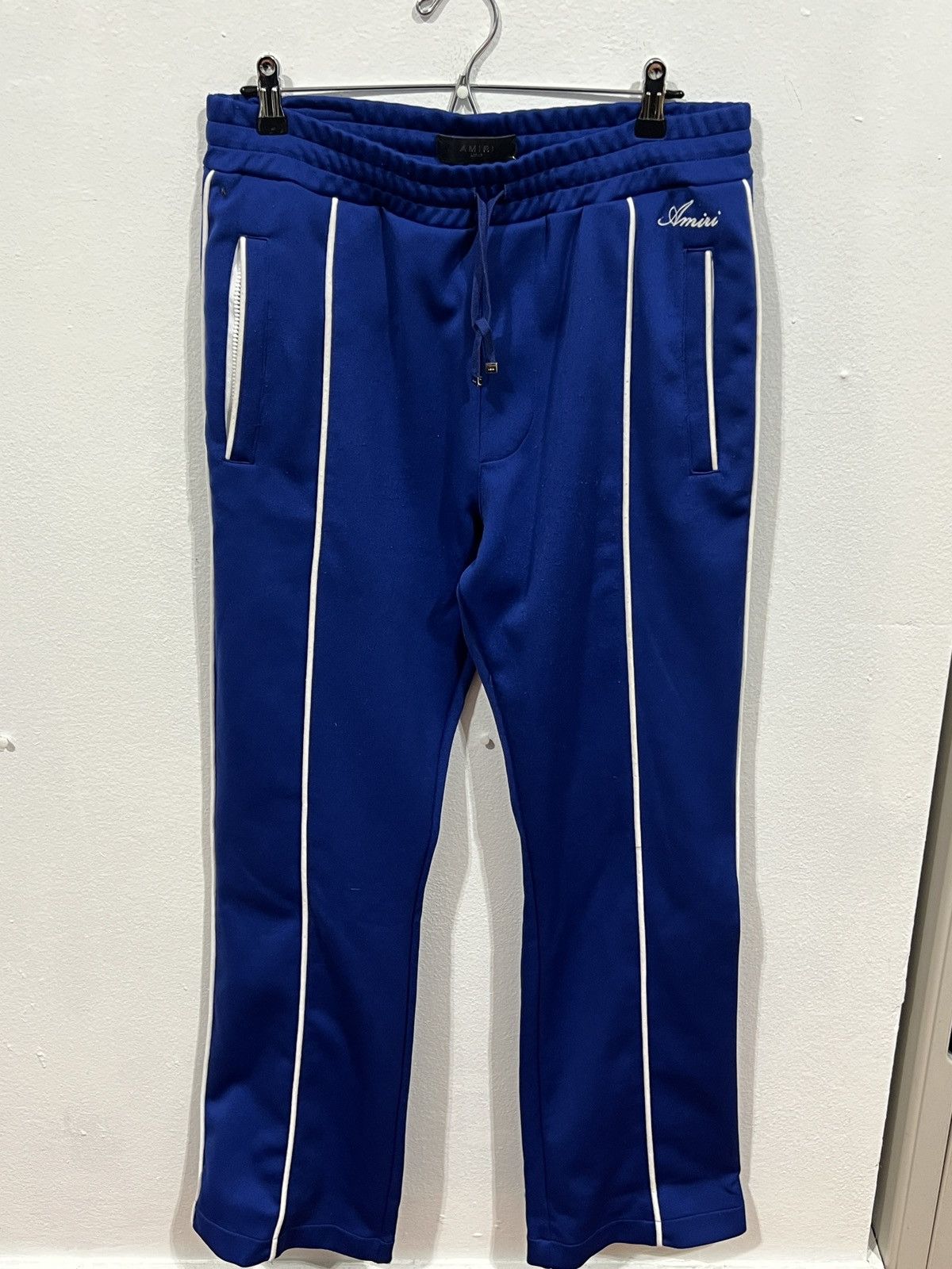 Amiri Amiri Blue Sweatpants Size US 34 / EU 50 - 1 Thumbnail