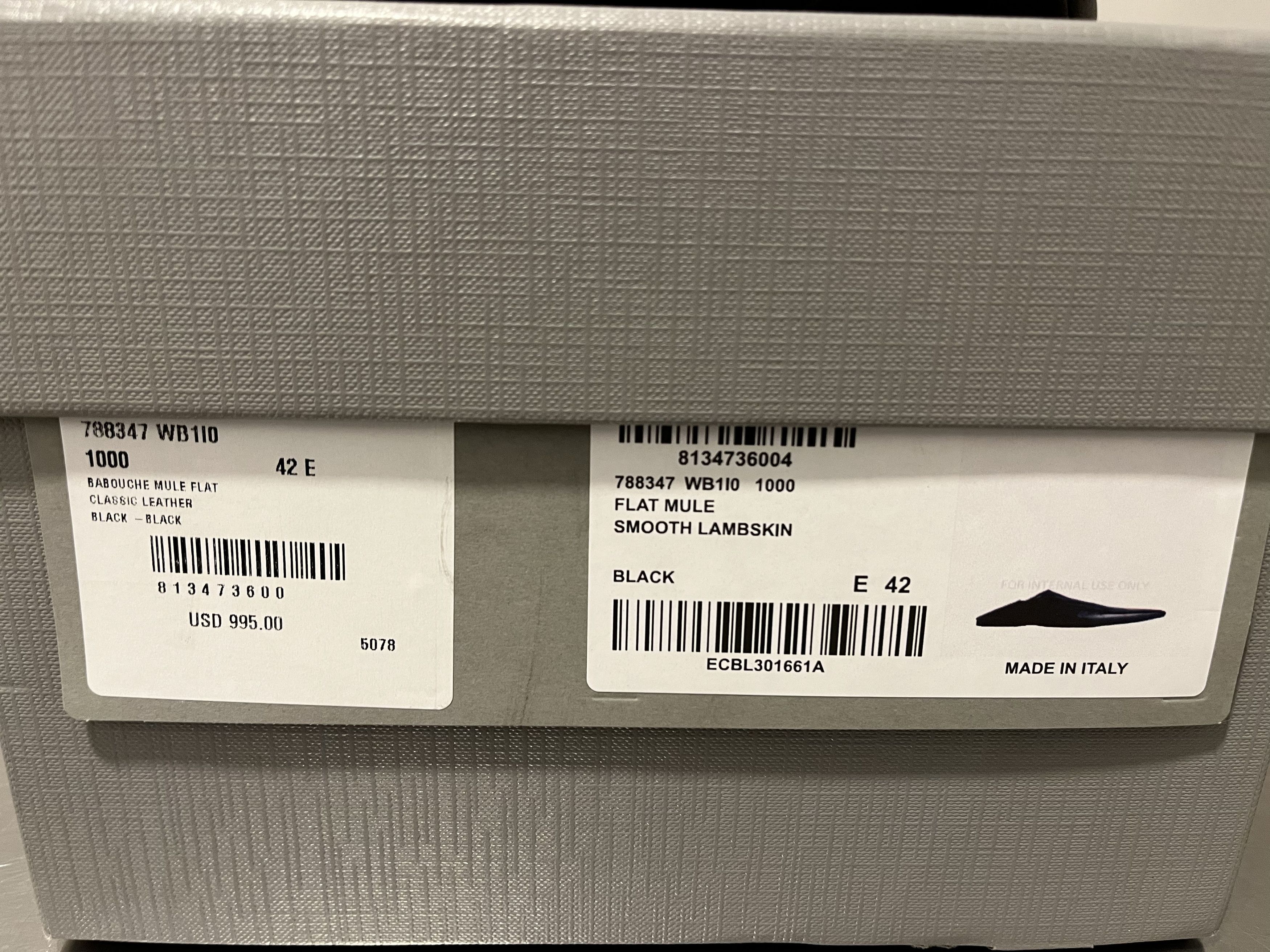 Balenciaga Balenciaga Flat Mule Black 42 Size US 9 / EU 42 - 16 Thumbnail