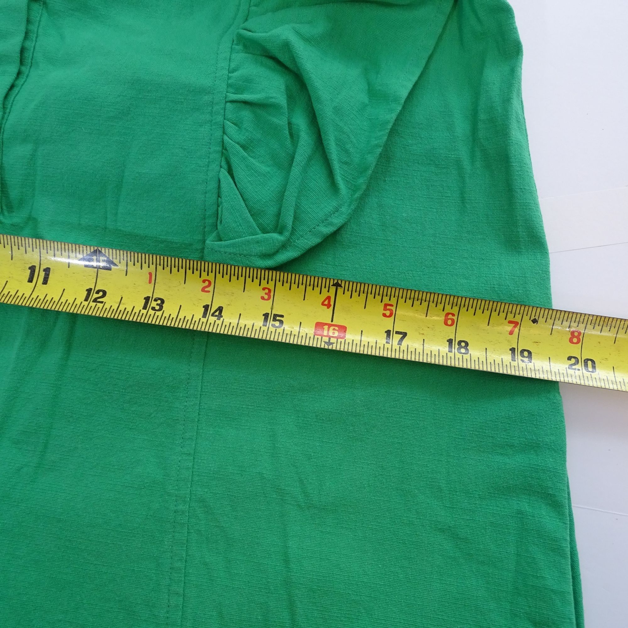 Other Entro Green Ruffle Button Up Shirt Sheath Dress Size M Size M / US 6-8 / IT 42-44 - 9 Thumbnail
