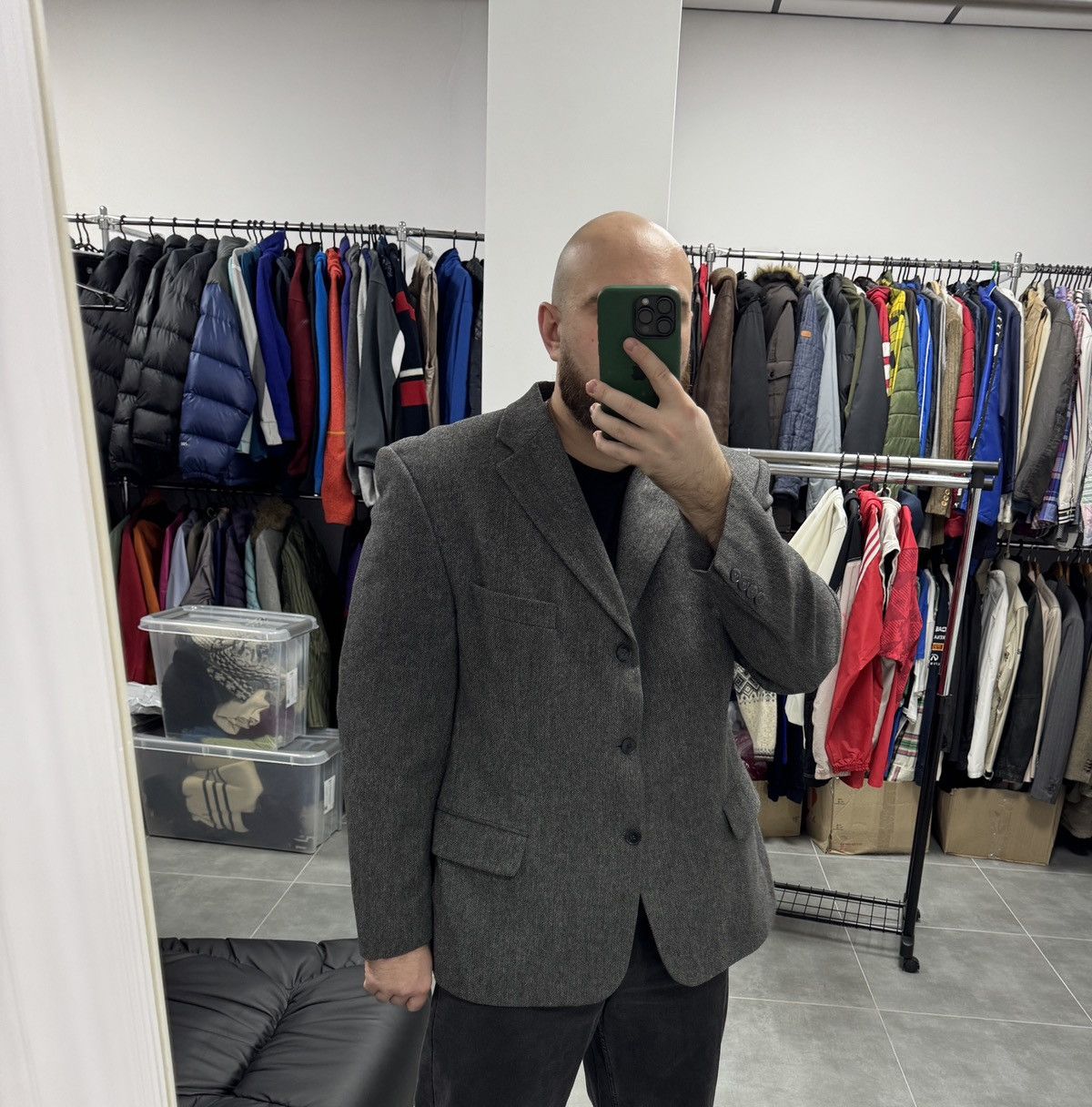 Yves Saint Laurent Vintage Yves Saint Laurent YSL Wool Blazer Men Size 27 Size 52R - 2 Thumbnail