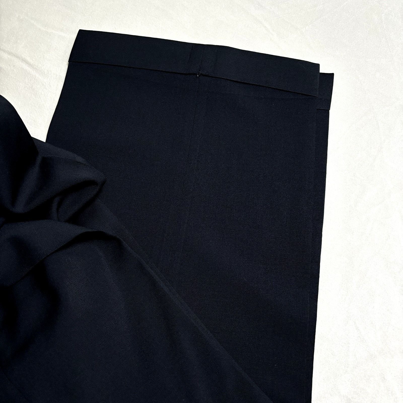 Zanella Zanella Men's Dress Pants Black 44x31.5 Wool Blend Pleated M Size 44R - 3 Thumbnail