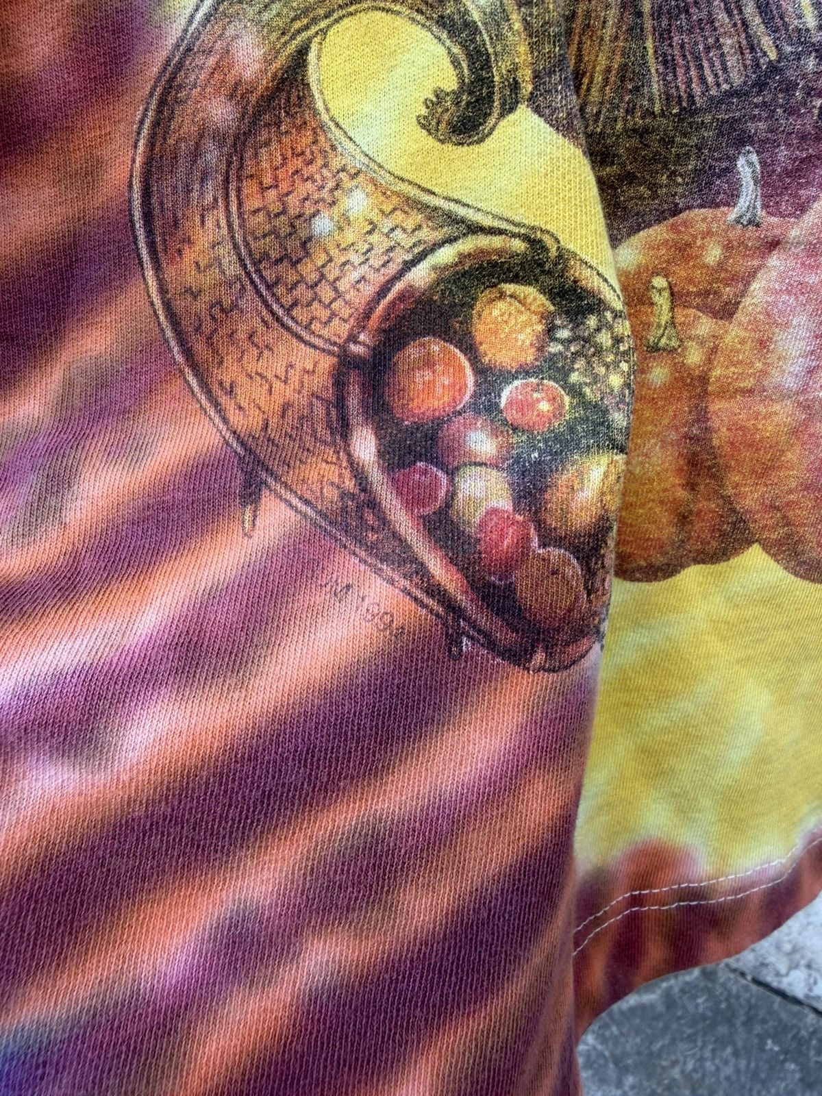 Band Tees Vintage Grateful Dead Tie Dye 'Harvester' T-shirt ©️1994 Size US XL / EU 56 / 4 - 3 Thumbnail
