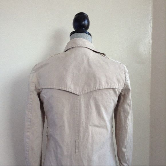 Other Gryphon New York NY Double Breasted Trench Coat Beige Size M / US 6-8 / IT 42-44 - 9 Thumbnail