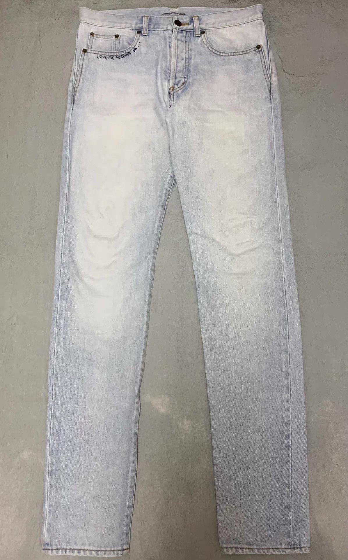 Saint Laurent Paris Saint Laurent SLP 18SS D14 Sky Blue Jeans Q12 Size US 36 / EU 52 - 1 Thumbnail