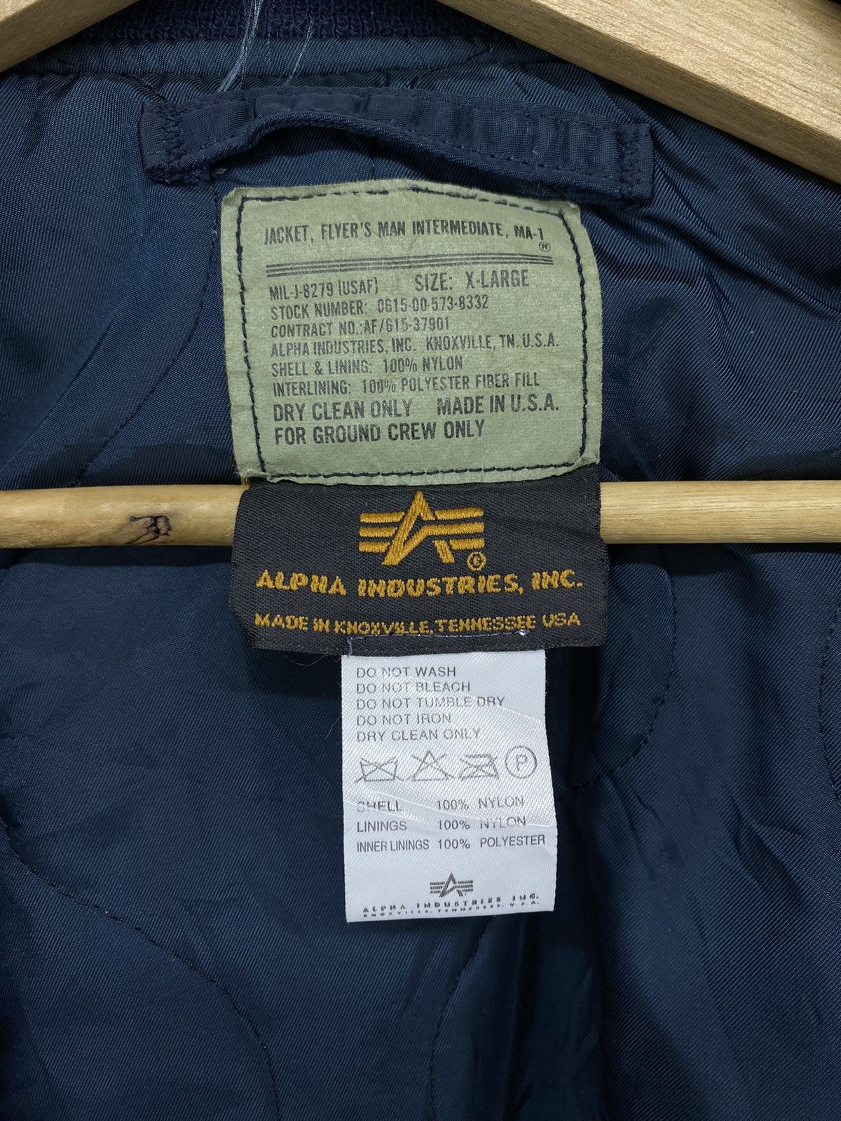 Alpha Industries Vintage Alpha Industries Flyer Man MA 1 Bomber Jacket Size US XL / EU 56 / 4 - 9 Thumbnail
