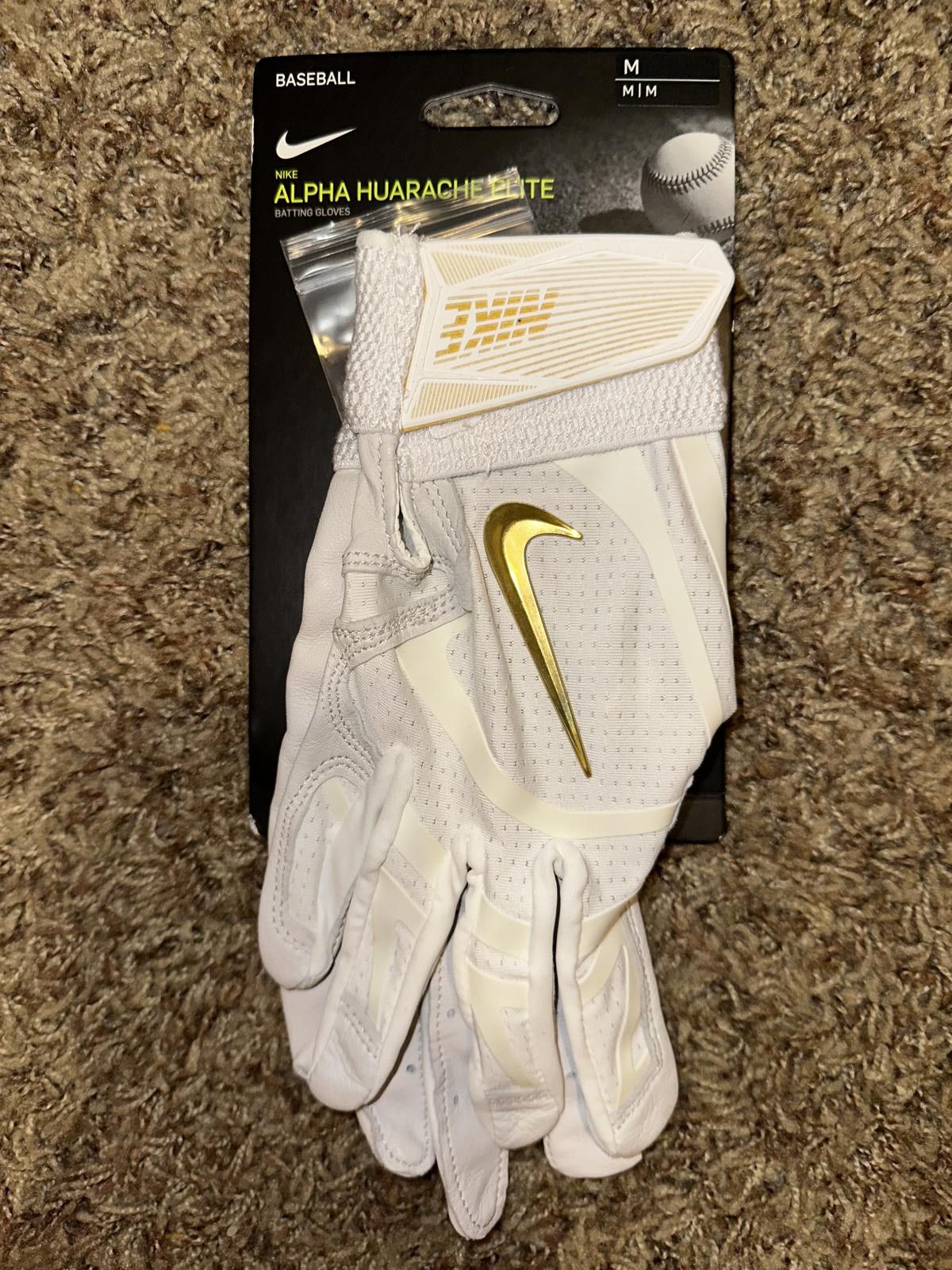 Nike Nike Alpha Huarache Elite Batting Gloves Size ONE SIZE - 1 Thumbnail