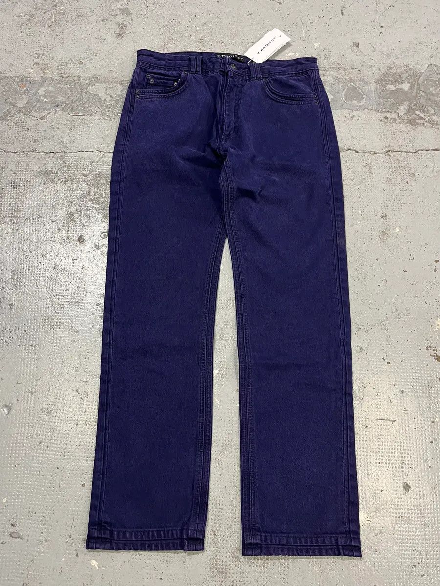 Y/Project Y-Project Double Layering Purple Denim Jeans Size US 34 / EU 50 - 5 Thumbnail