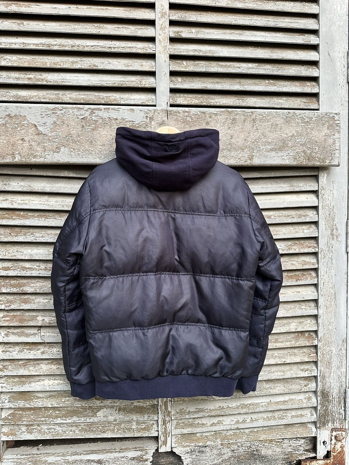 Japanese Brand ⚾️NewYork Yankees Bubble Puffer Hooded Jacket Size US M / EU 48-50 / 2 - 8 Thumbnail