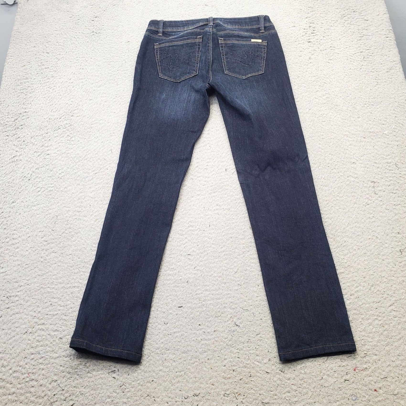 White House Black Market White House Black Market Jeans Women Size 0 Blue Denim Slim Leg Streetwear 5-Pocket Inseam 27.25" Size 25" / US 0 / IT 36 - 2 Thumbnail