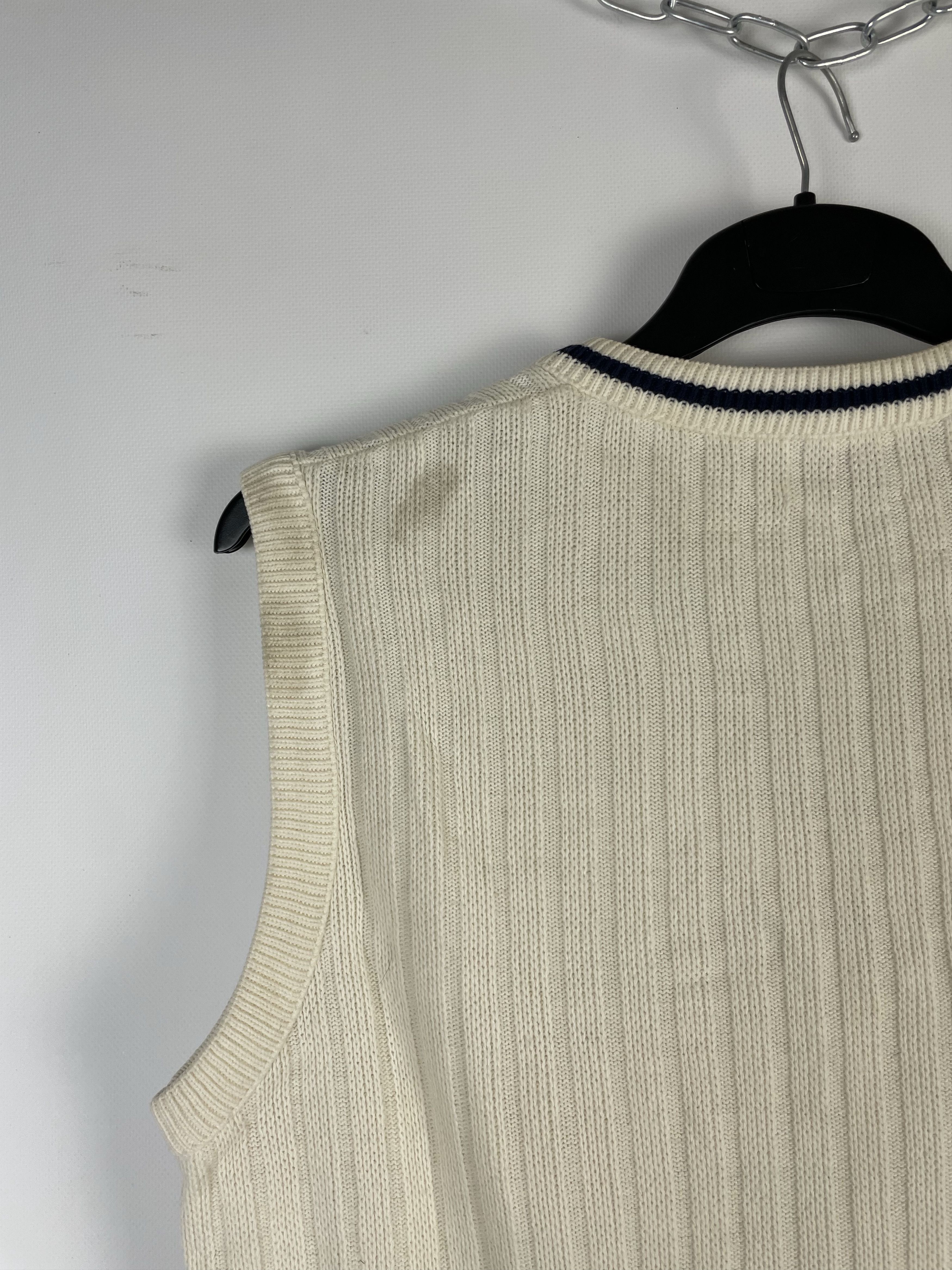 Lacoste Vintage Lacoste vest knit 90s Size US XL / EU 56 / 4 - 8 Thumbnail