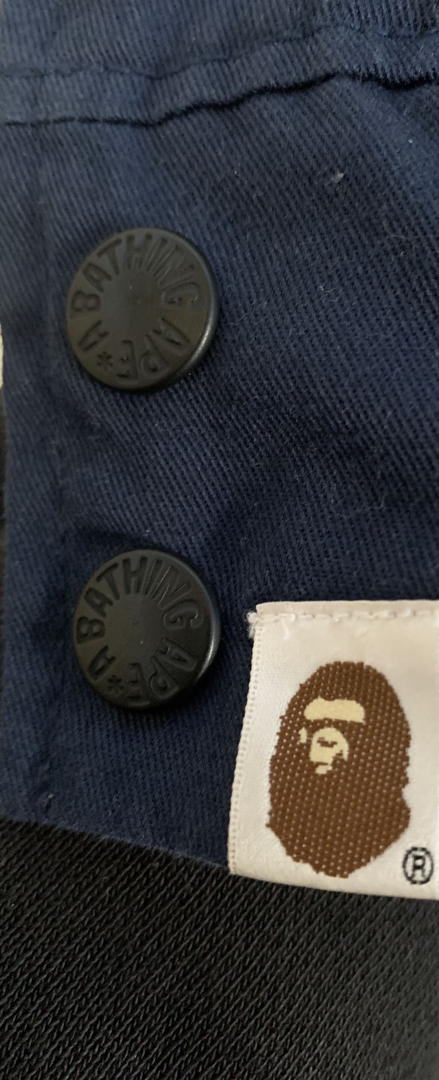 Bape BAPE Racing Jacket ⊛ BLK/BLU/WHT ⊛ Lk Nw/Gntly Usd Size US M / EU 48-50 / 2 - 8 Thumbnail