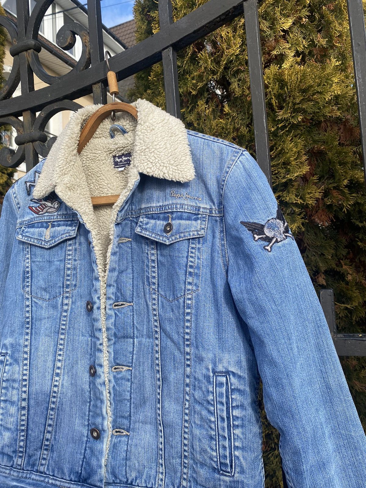 Pepe Jeans × Vintage Pepe Jeans London Denim Woman Jacket Blue Size M / US 6-8 / IT 42-44 - 12 Thumbnail