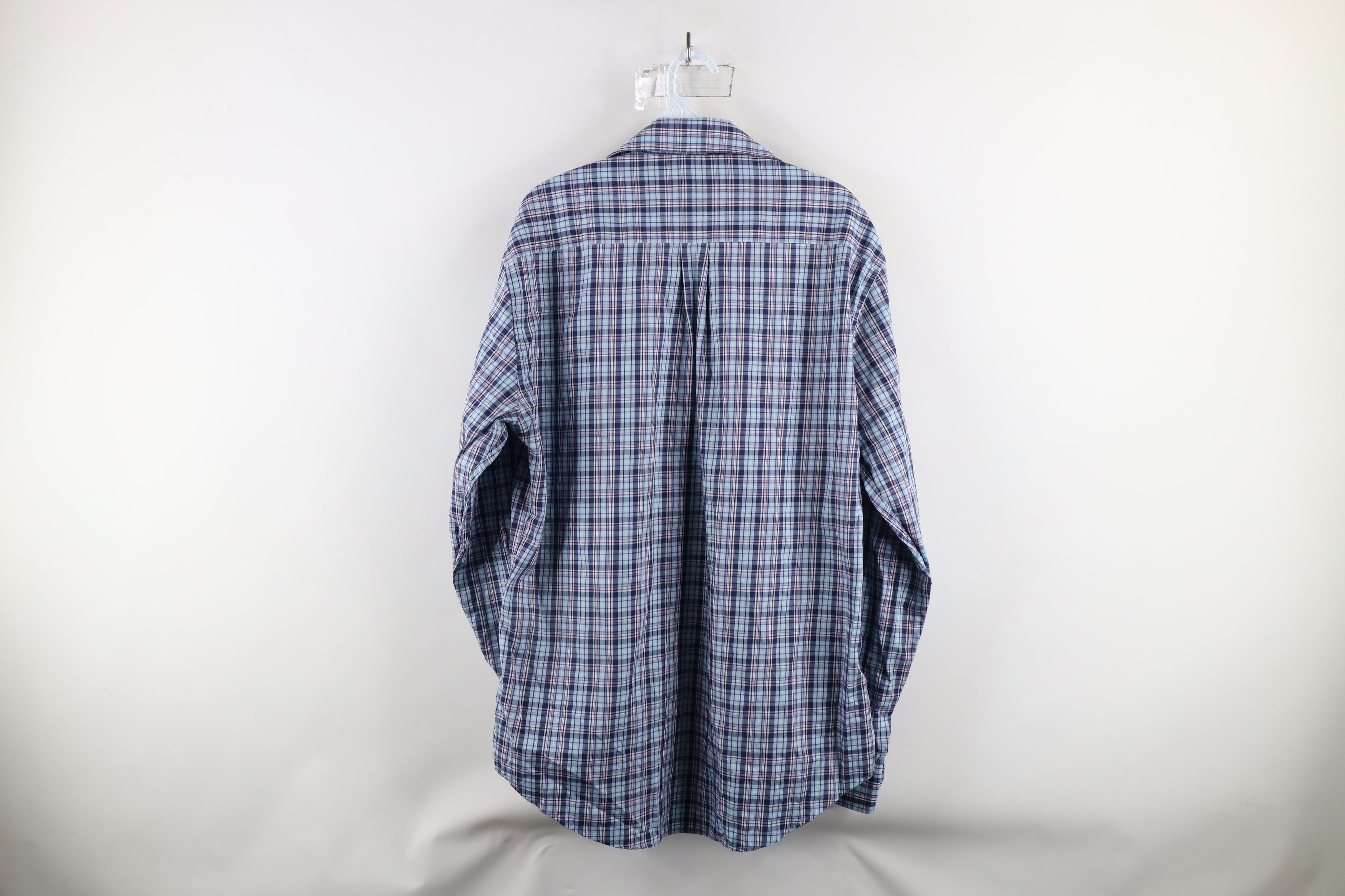 Peter Millar × Vintage Peter Millar Crown Ease Long Sleeve Collared Button Shirt Size US L / EU 52-54 / 3 - 9 Thumbnail