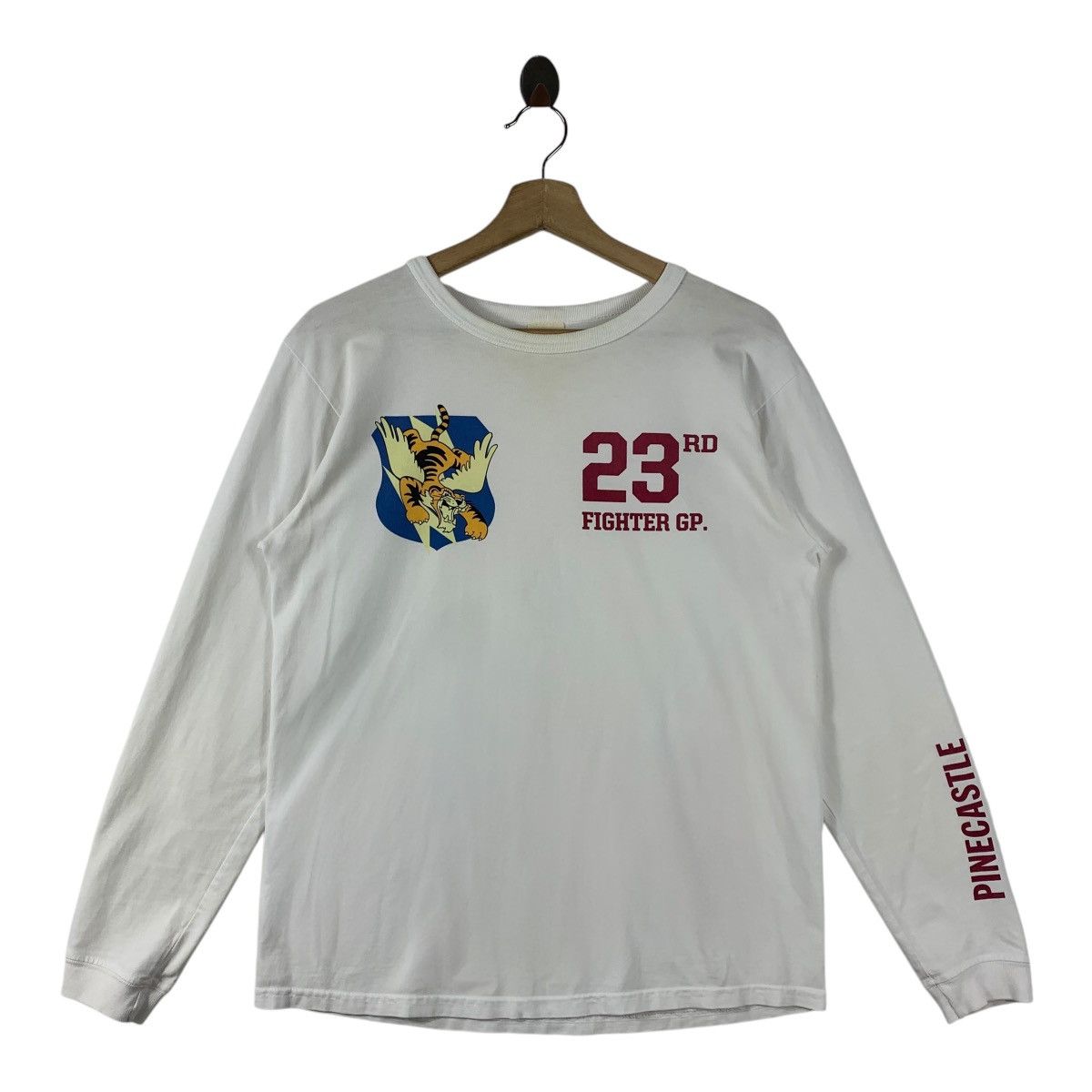 Vintage BUZZ RICKSON’S 23rd fighter long sleeve printed tee